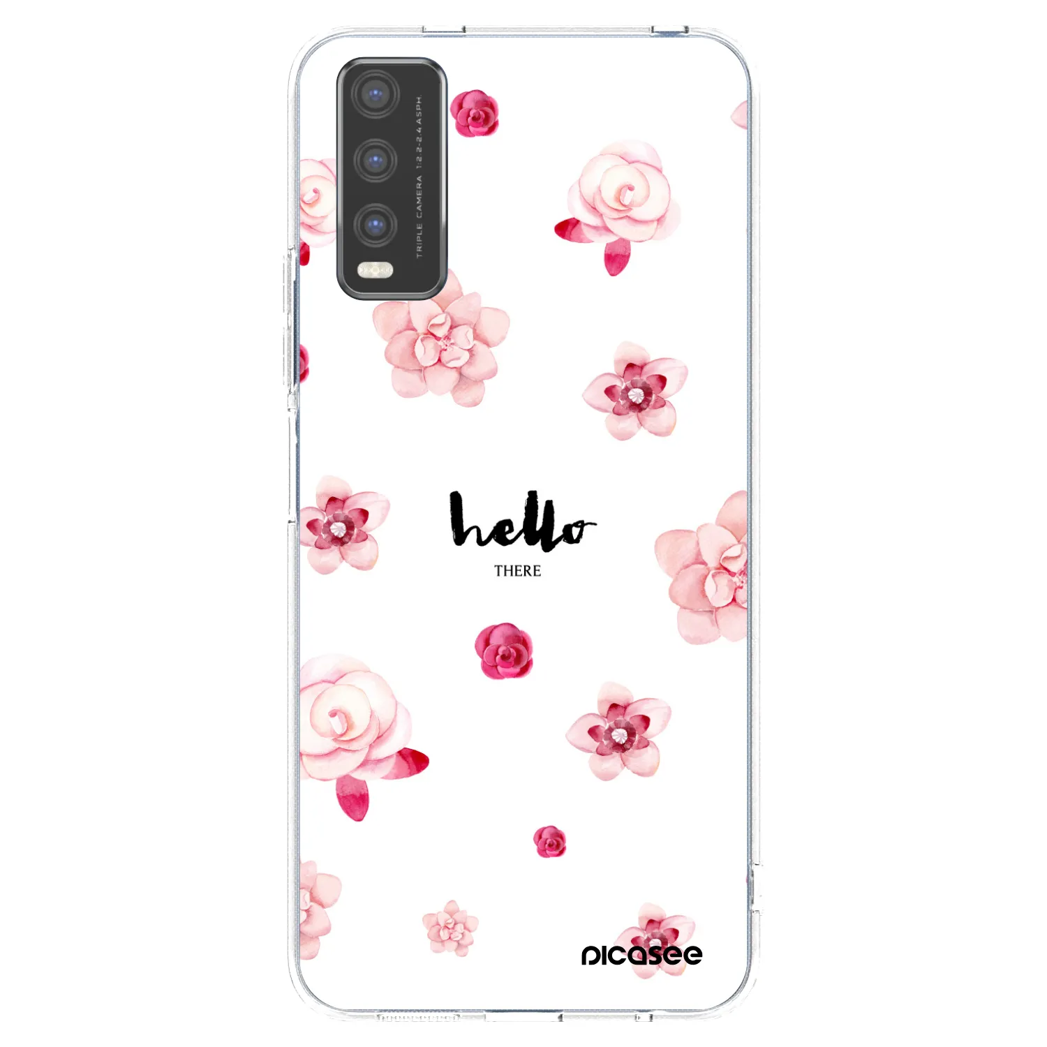 Picasee διαφανής θήκη σιλικόνης Vivo Y20s - Hello there