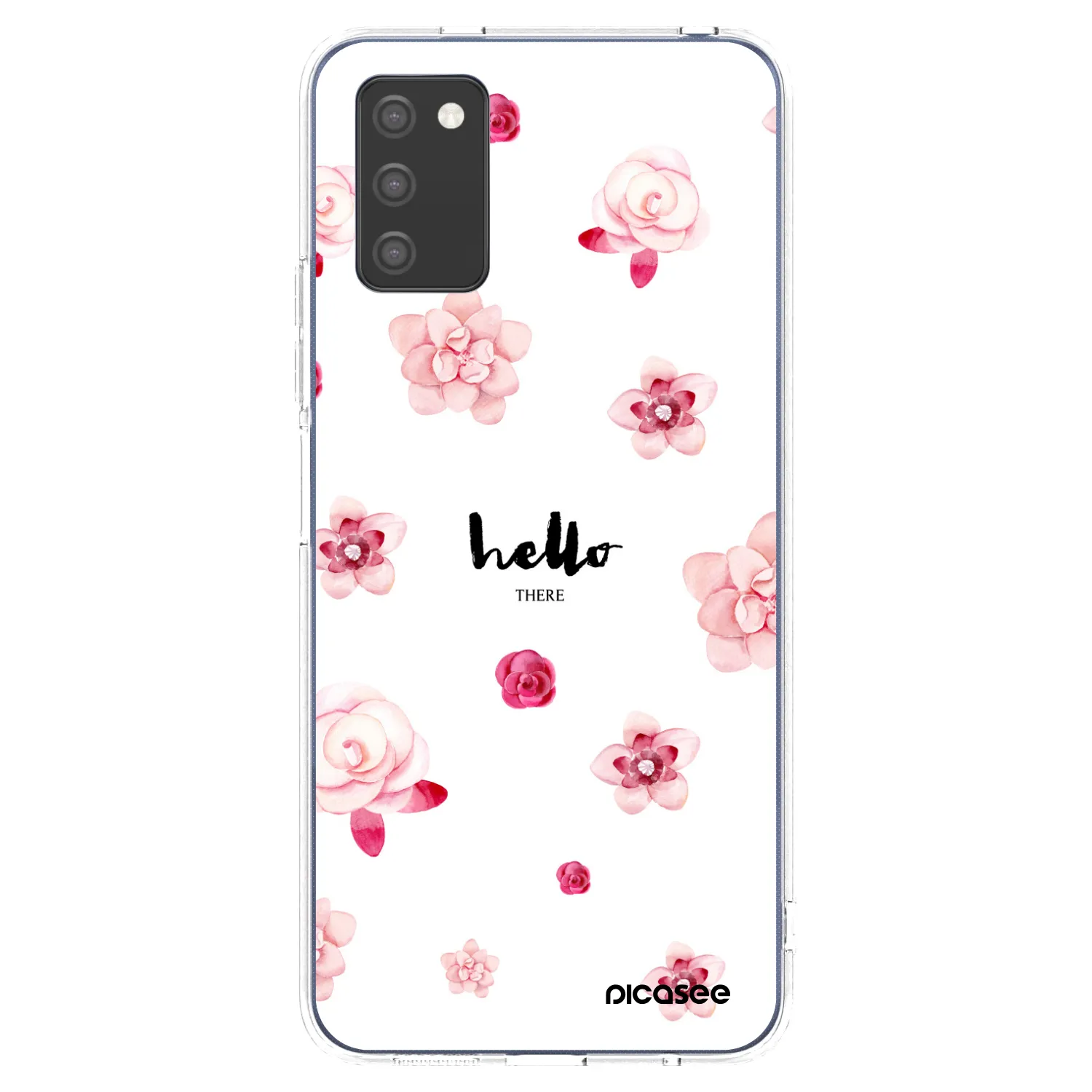 Picasee διαφανής θήκη σιλικόνης Samsung Galaxy A03s A037G - Hello there