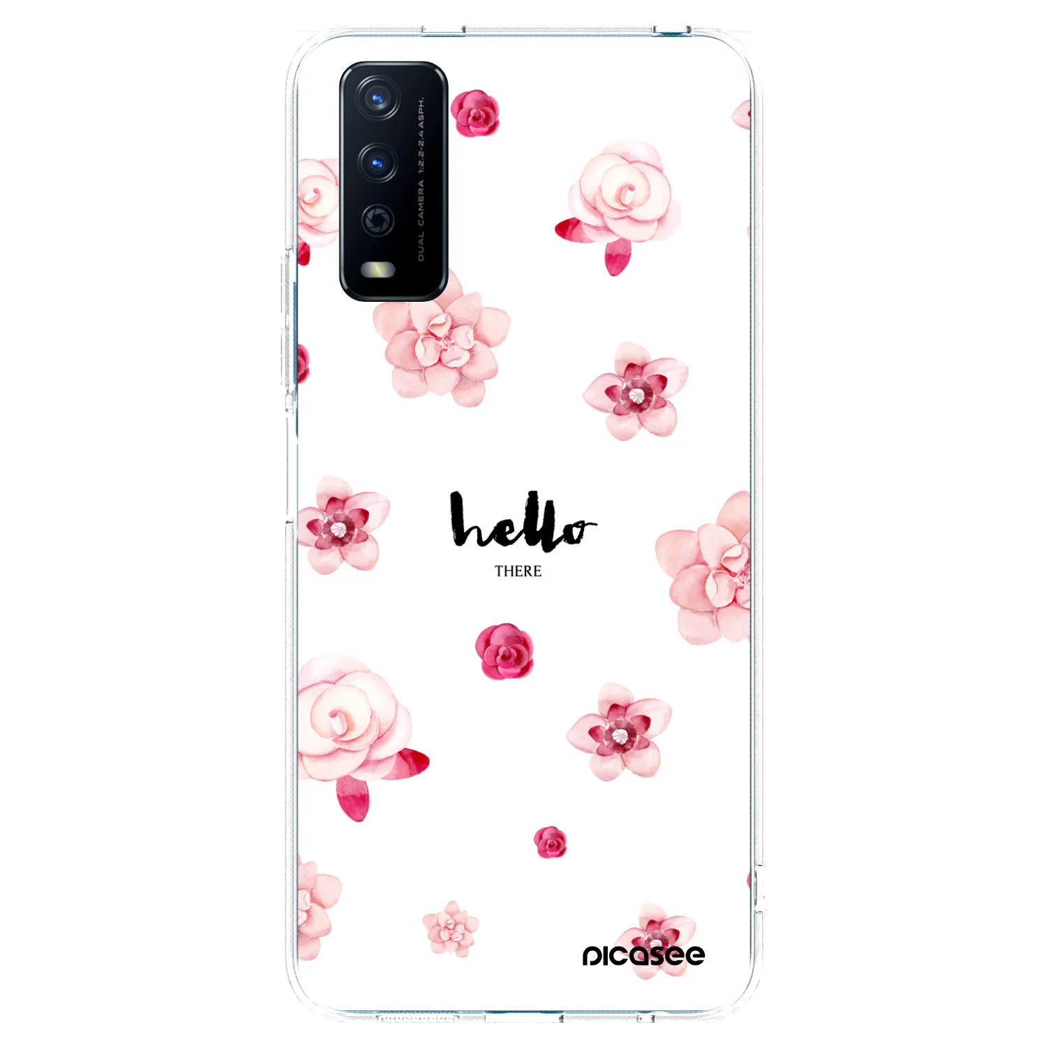 Picasee διαφανής θήκη σιλικόνης Vivo Y11s - Hello there