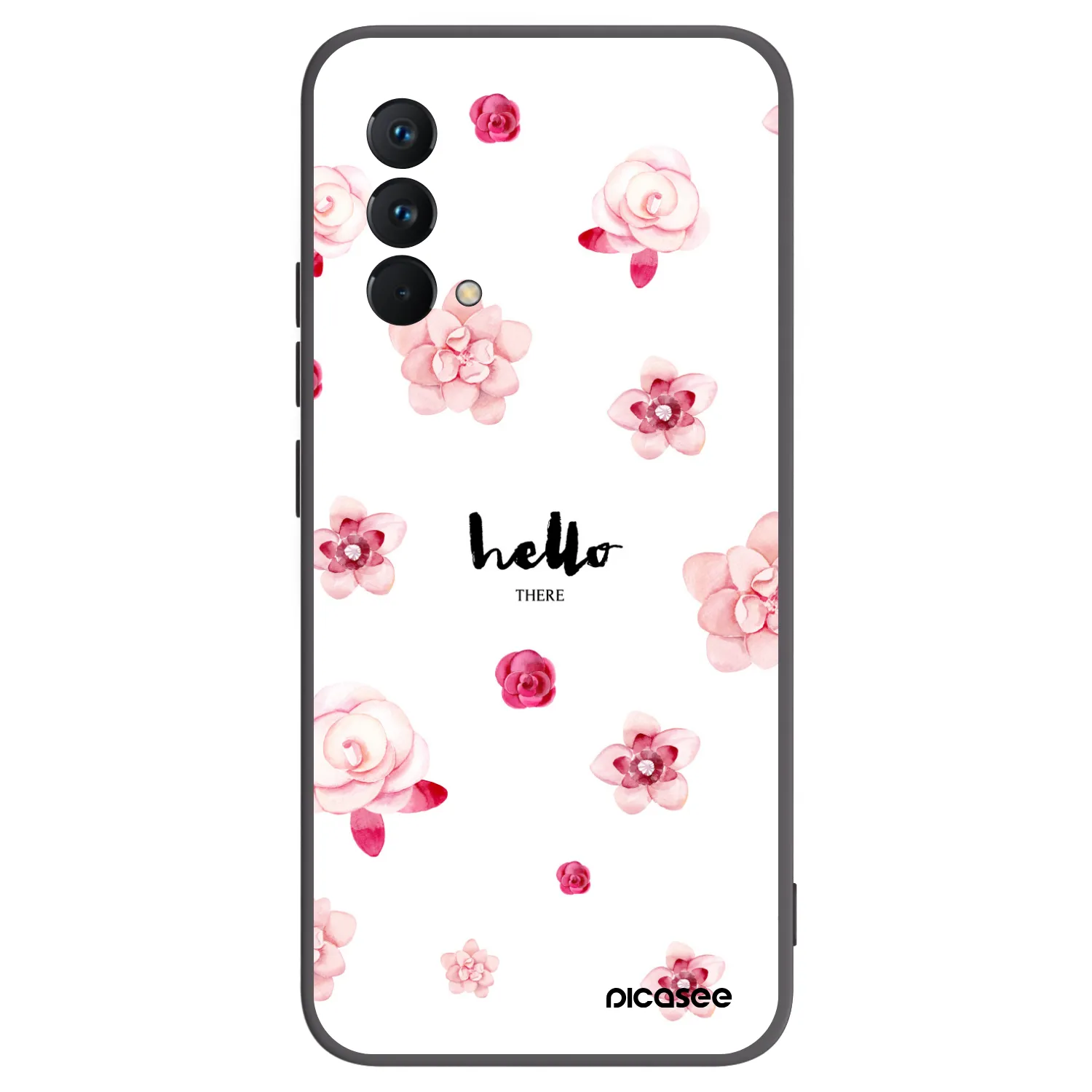 Picasee Μαύρη θήκη σιλικόνης για Realme GT Master Edition 5G - Hello there