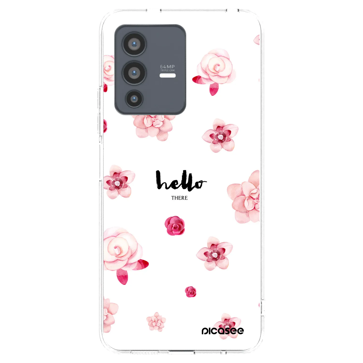 Picasee διαφανής θήκη σιλικόνης Vivo V23 5G - Hello there