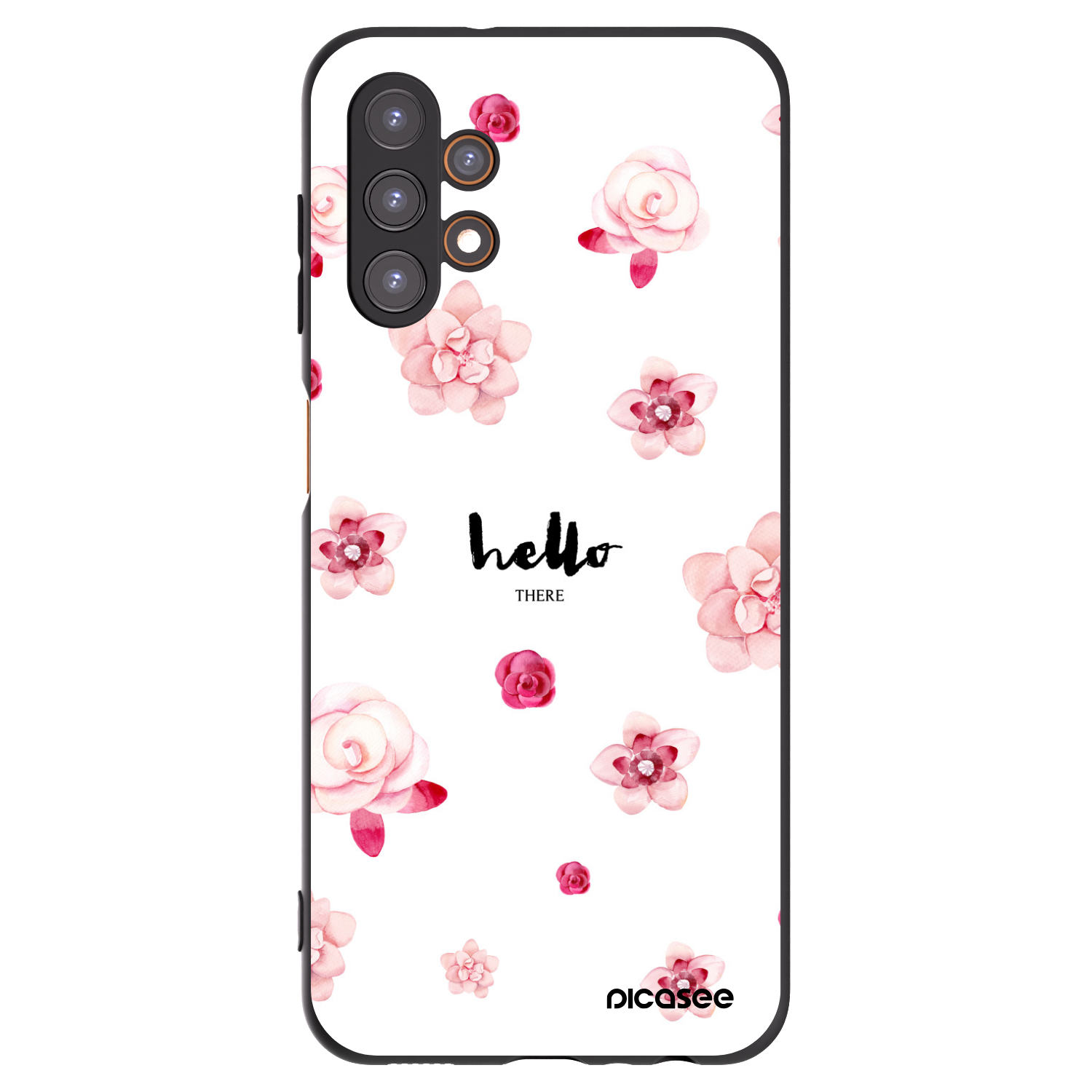 Picasee Μαύρη θήκη σιλικόνης για Samsung Galaxy A13 4G A135 - Hello there