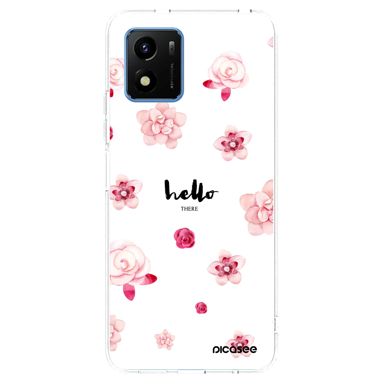 Picasee διαφανής θήκη σιλικόνης Vivo Y01 - Hello there
