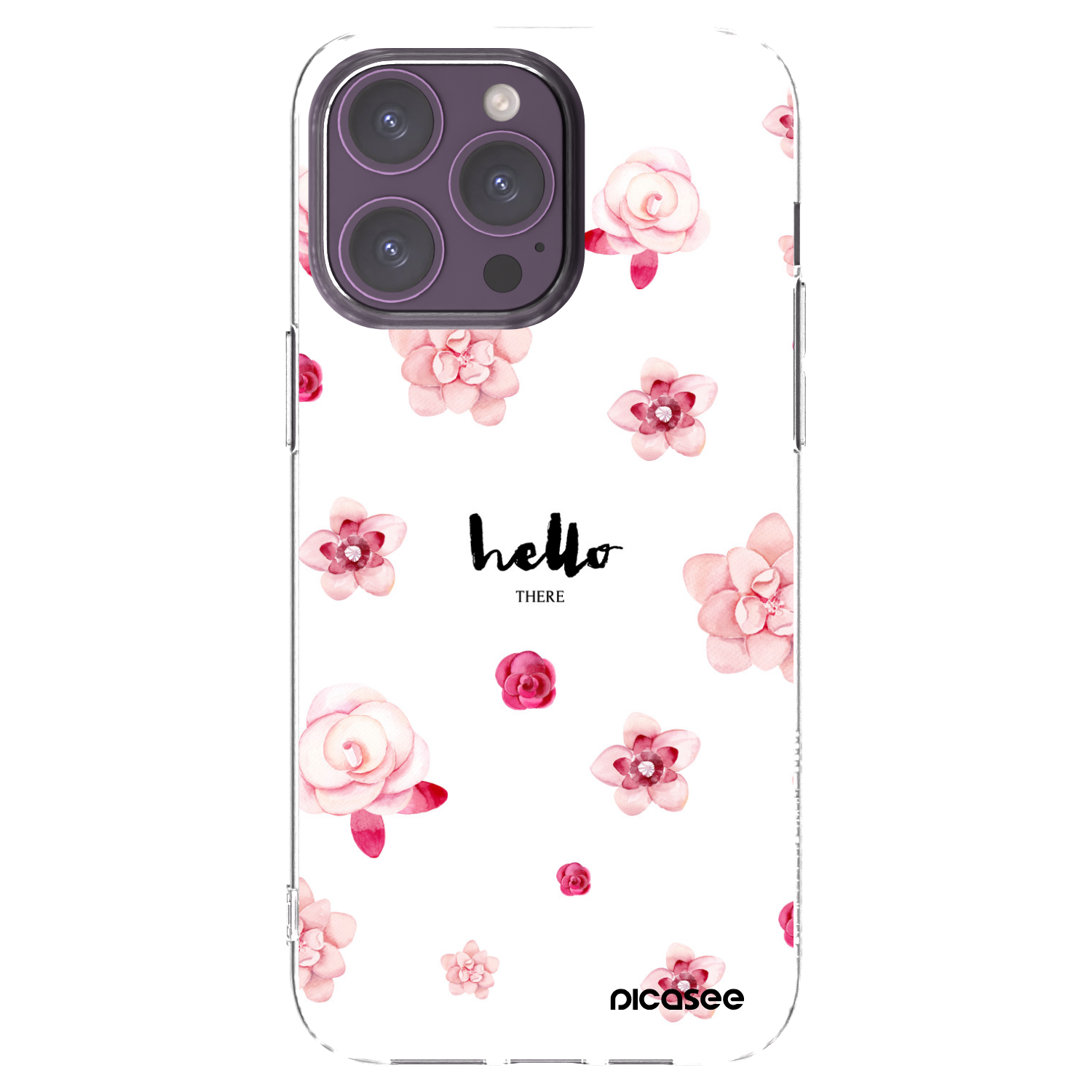 Picasee διαφανής θήκη σιλικόνης Apple iPhone 14 Pro Max - Hello there