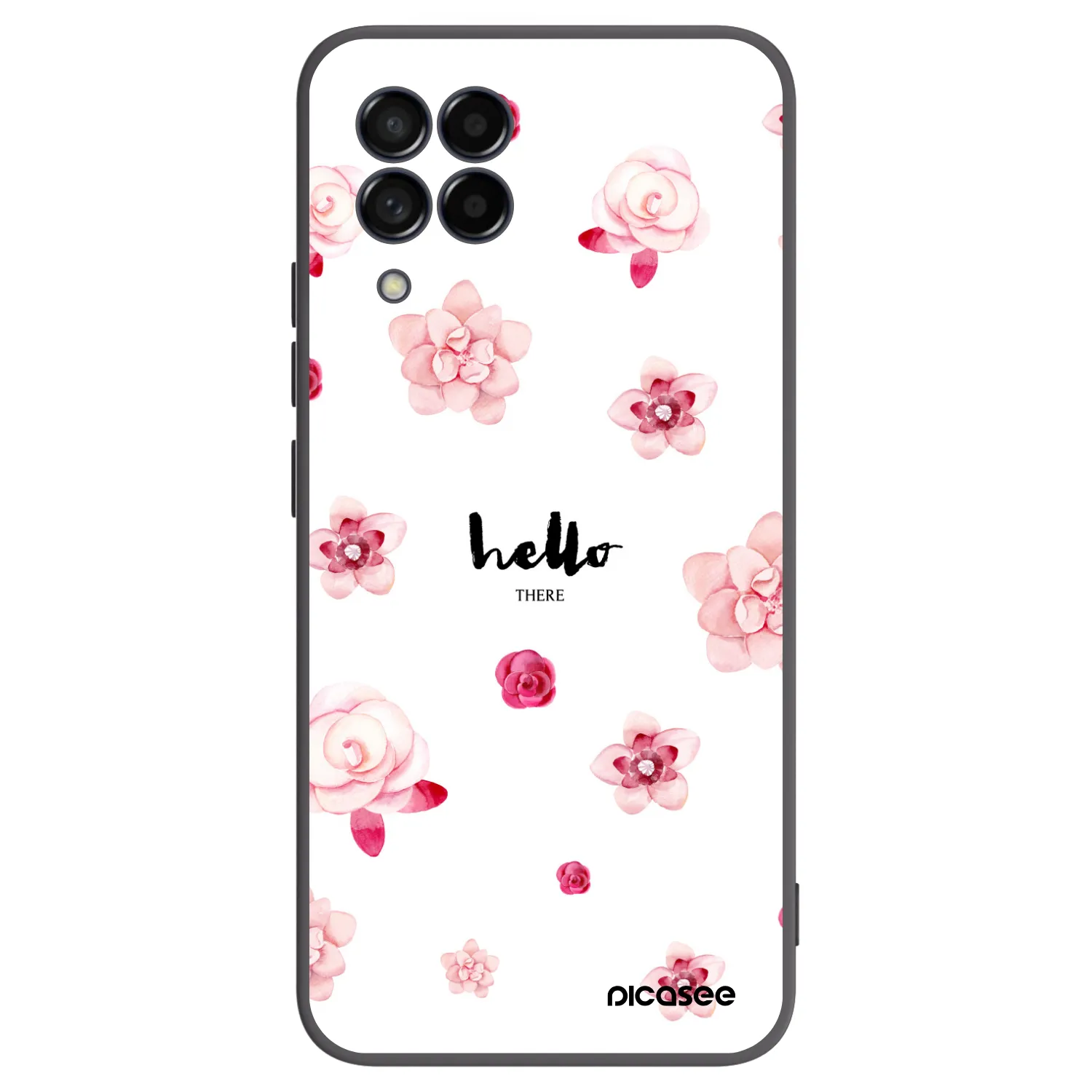 Picasee Μαύρη θήκη σιλικόνης για Samsung Galaxy M53 5G - Hello there