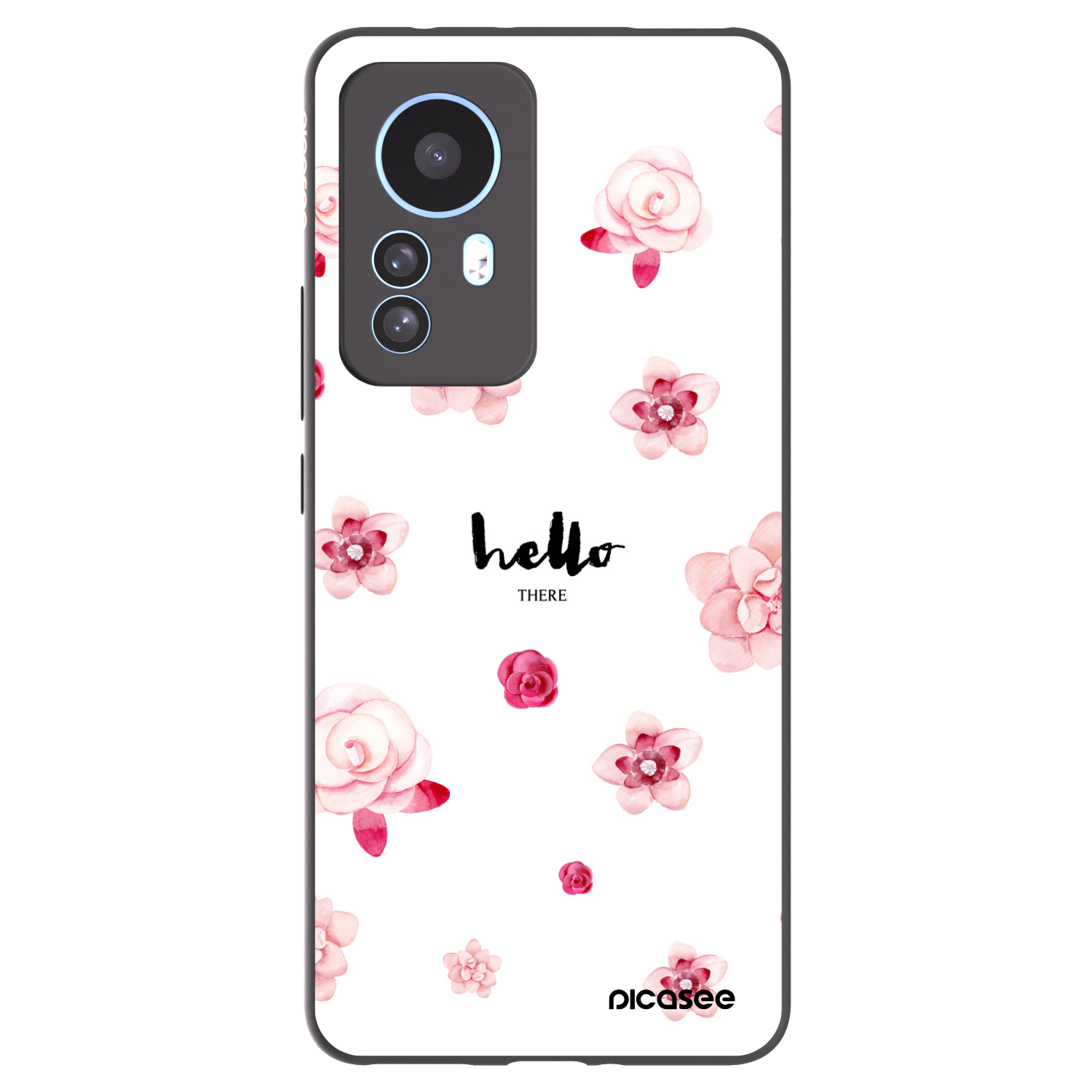 Picasee Μαύρη θήκη σιλικόνης για Xiaomi 12T Pro - Hello there