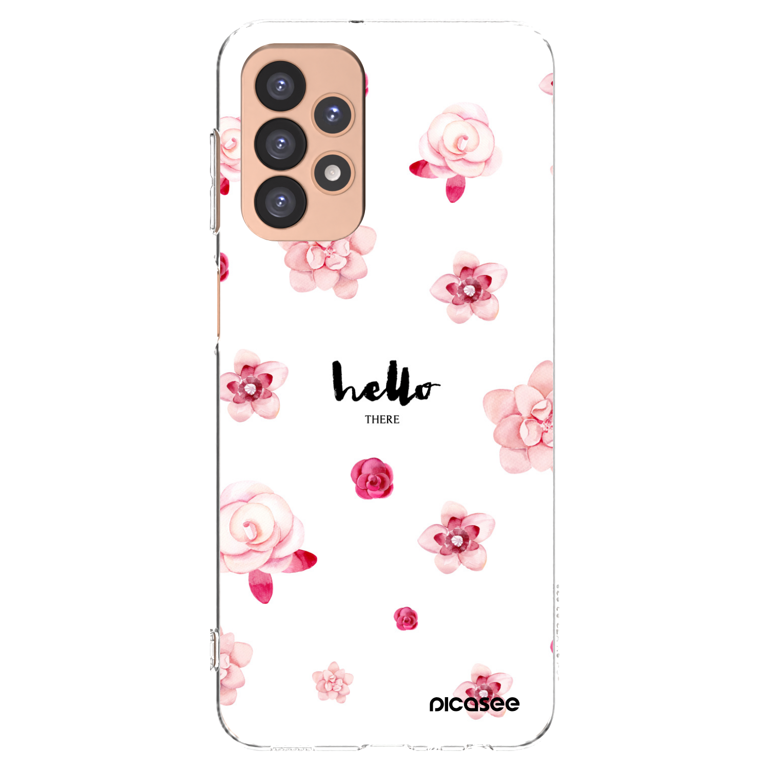 Picasee διαφανής θήκη σιλικόνης Samsung Galaxy A23 A236B 5G - Hello there