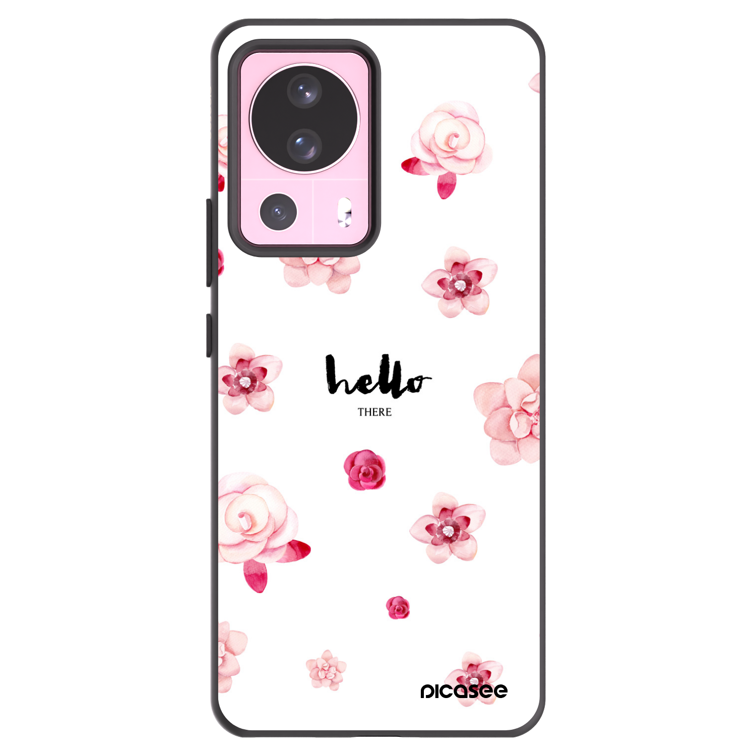 Picasee Μαύρη θήκη σιλικόνης για Xiaomi 13 Lite - Hello there