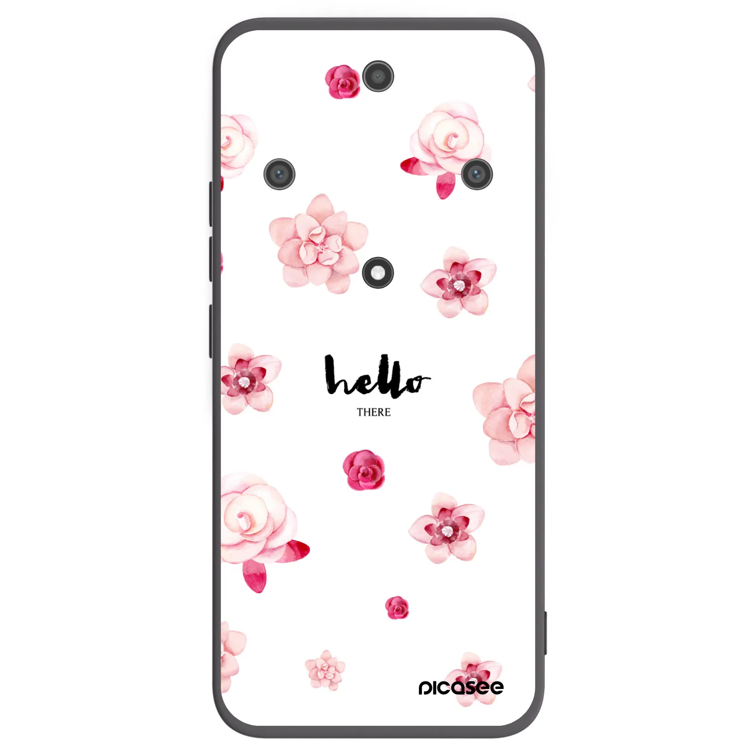 Picasee Μαύρη θήκη σιλικόνης για Honor Magic5 Lite 5G - Hello there