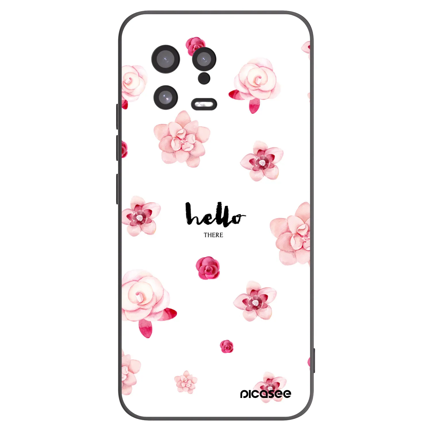 Picasee Μαύρη θήκη σιλικόνης για Xiaomi 13 - Hello there