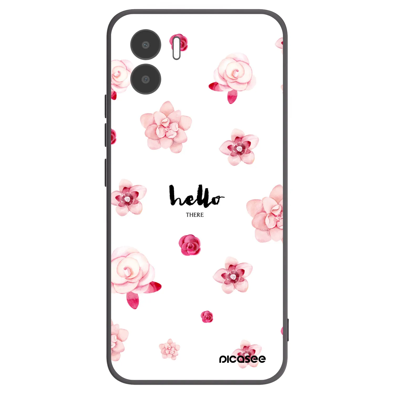 Picasee Μαύρη θήκη σιλικόνης για Xiaomi Redmi A2 - Hello there