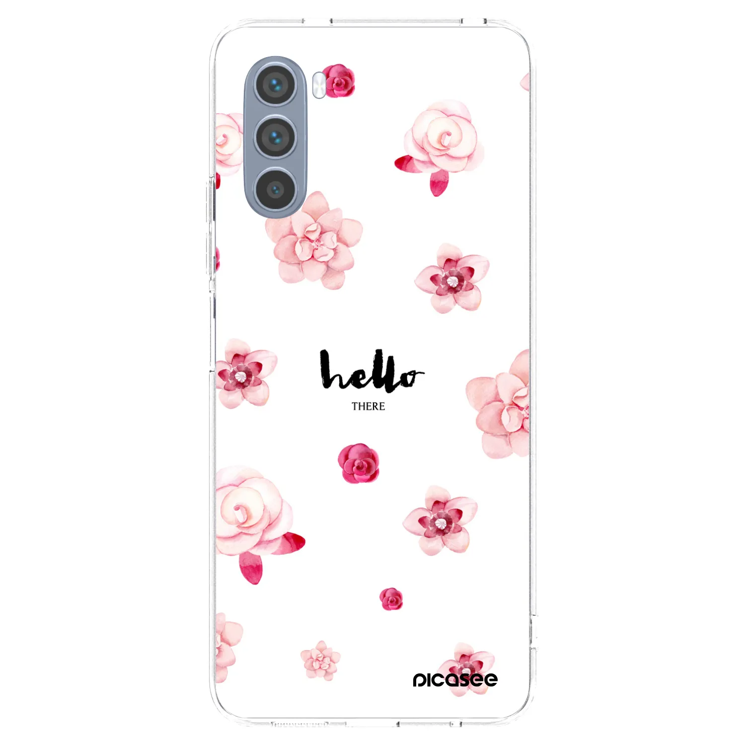 Picasee διαφανής θήκη σιλικόνης Motorola Moto G62 - Hello there