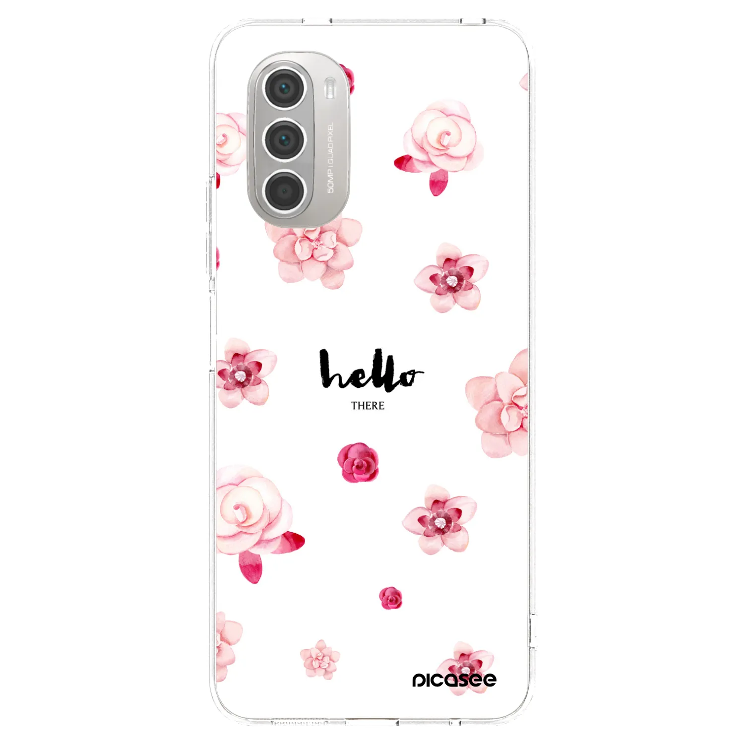 Picasee διαφανής θήκη σιλικόνης Motorola Moto G51 - Hello there