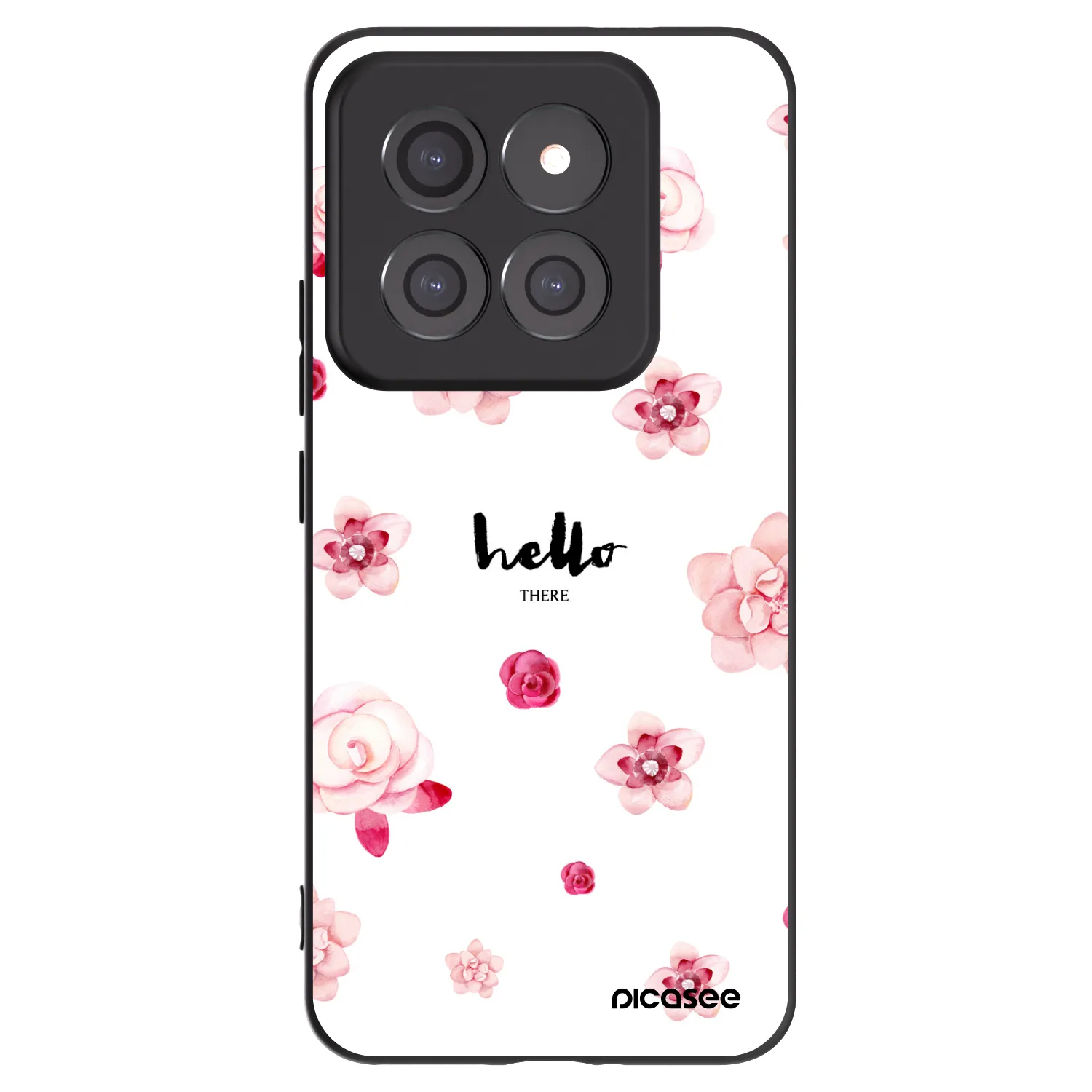 Picasee Μαύρη θήκη σιλικόνης για Xiaomi 14 Pro - Hello there