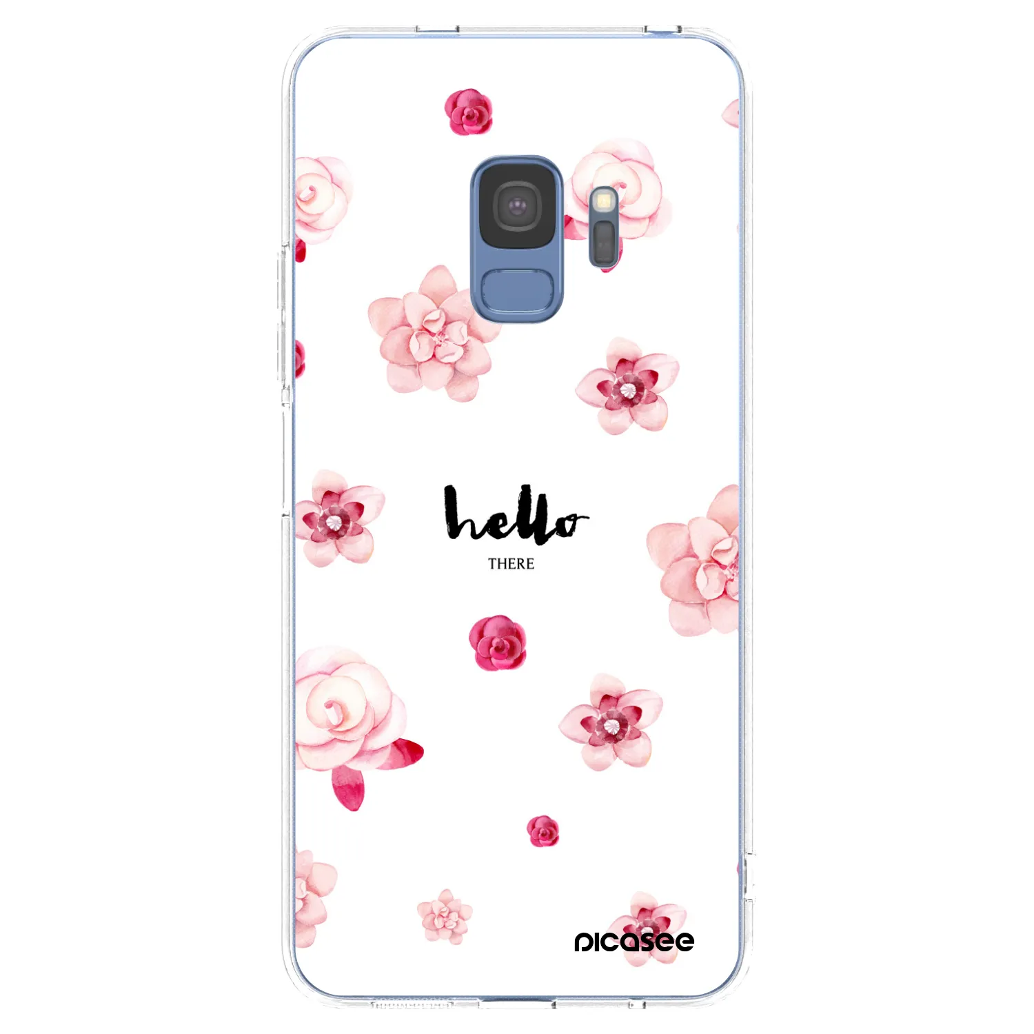 Picasee διαφανής θήκη σιλικόνης Samsung Galaxy S9 G960F - Hello there