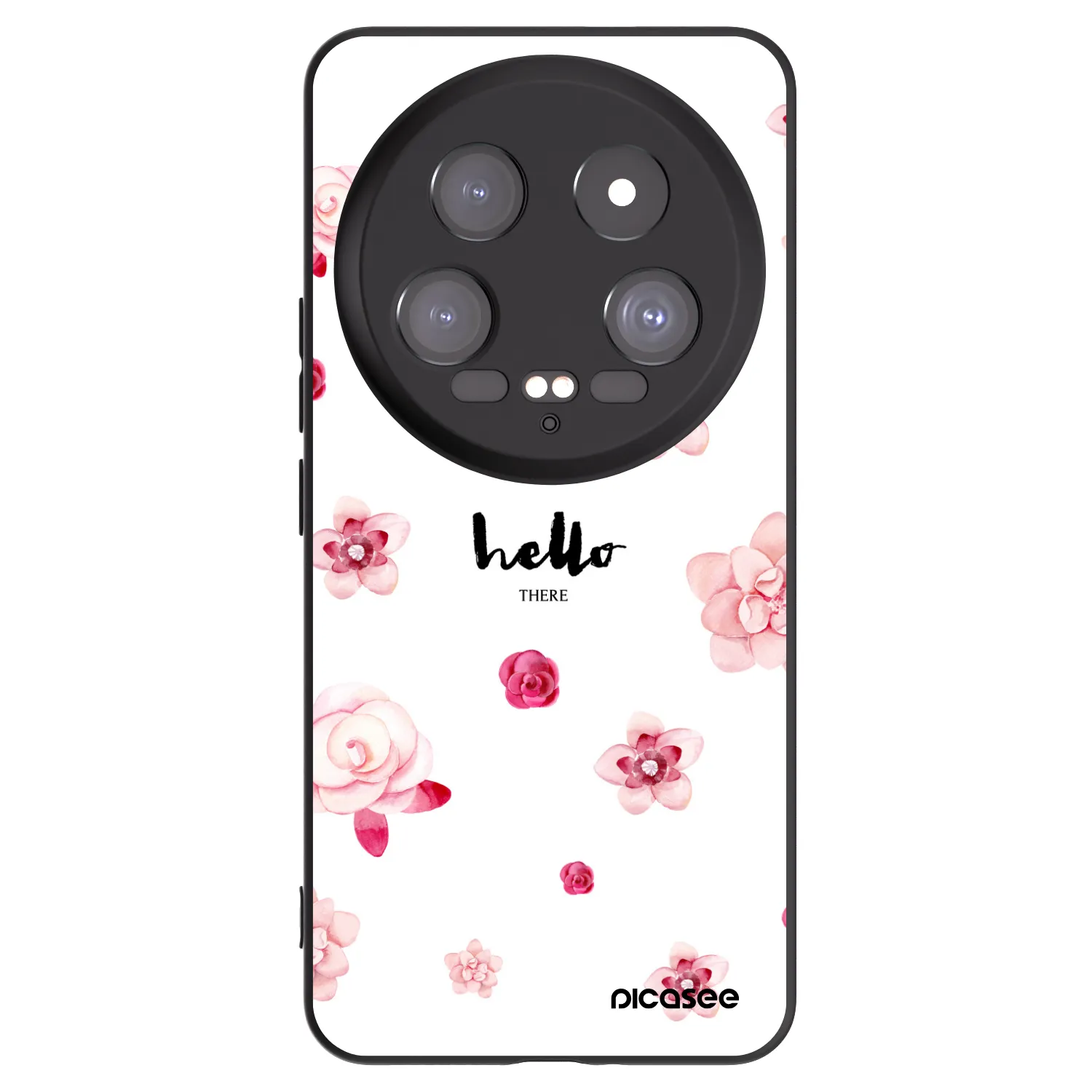 Picasee Μαύρη θήκη σιλικόνης για Xiaomi 14 Ultra - Hello there