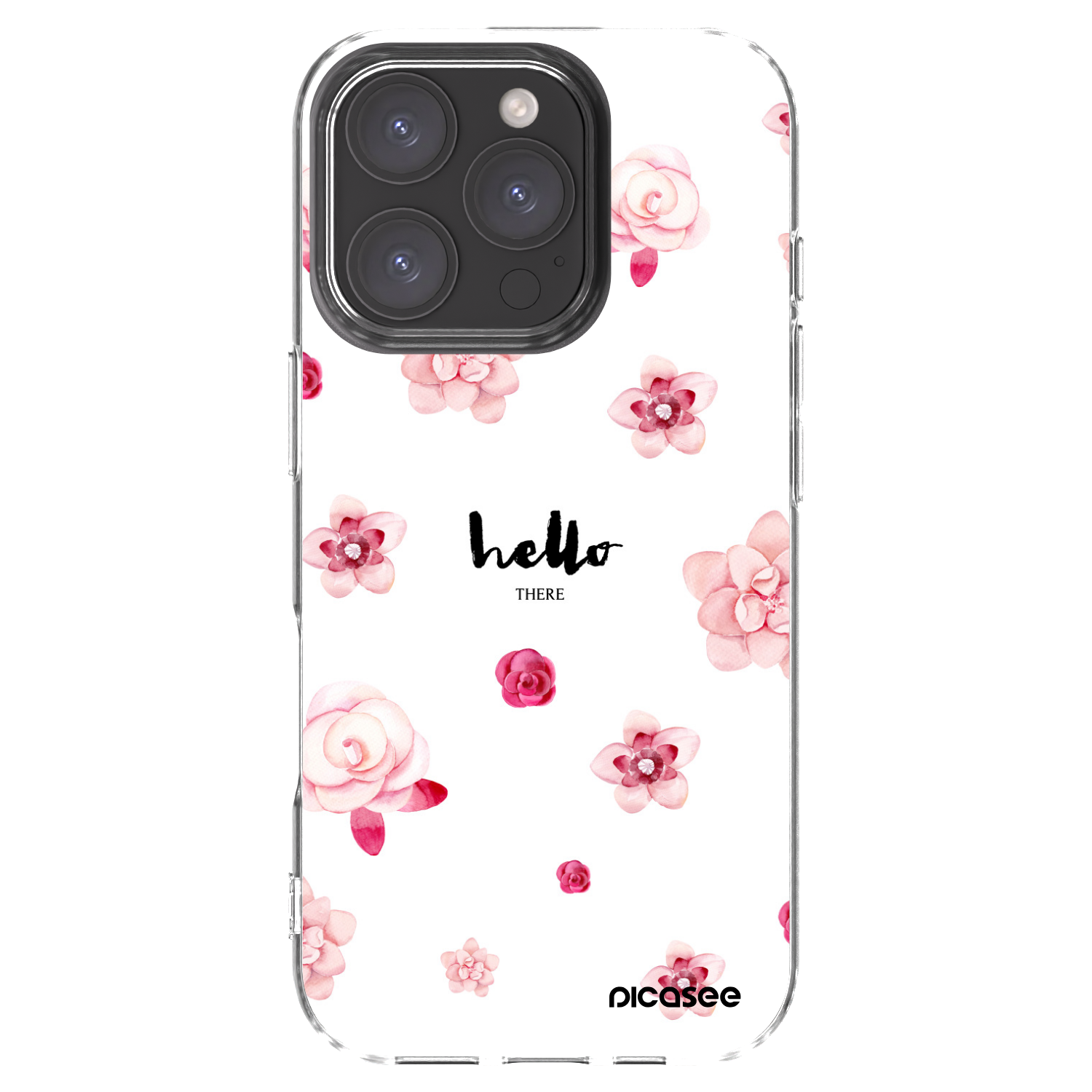 Picasee διαφανής θήκη σιλικόνης Apple iPhone 16 Pro - Hello there