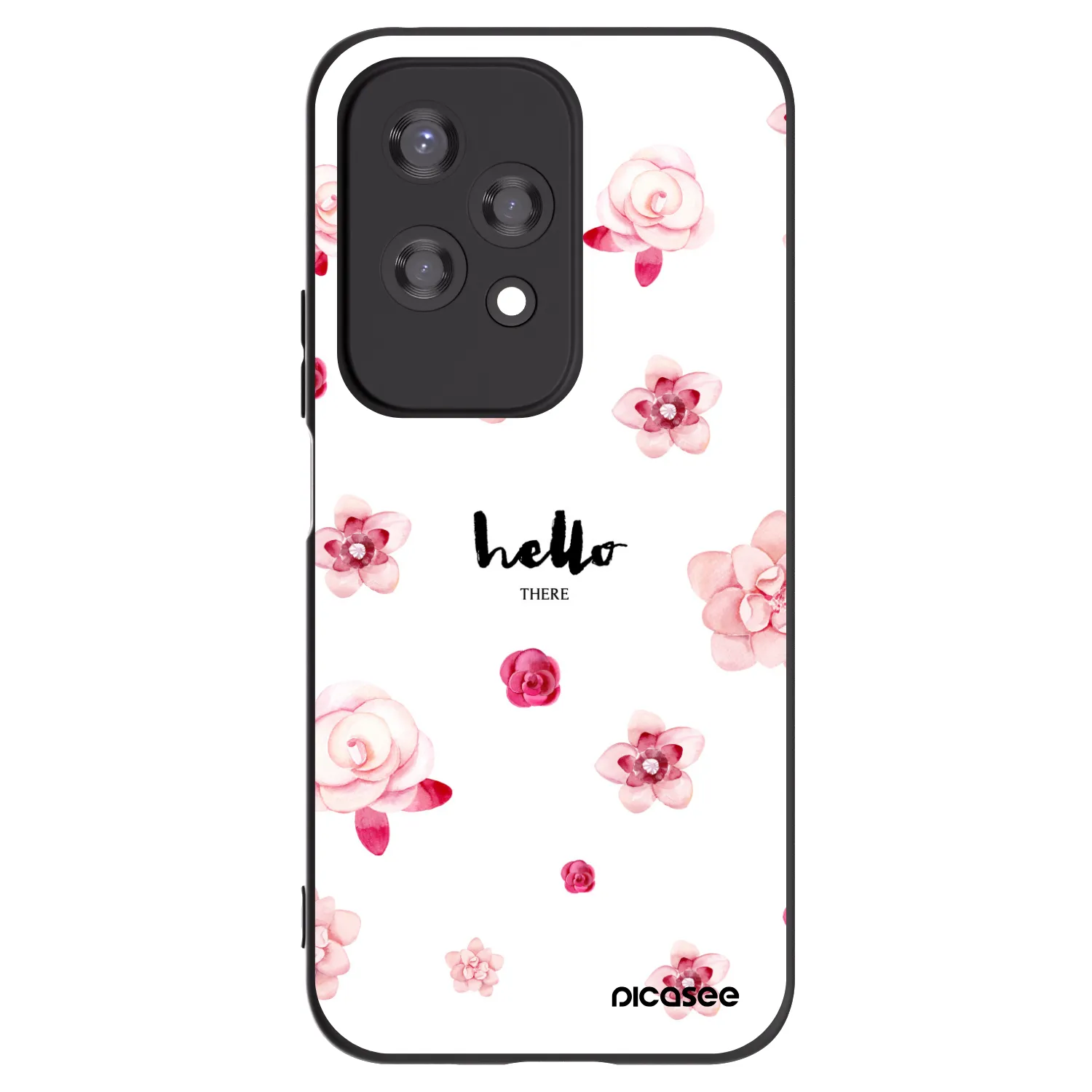 Picasee Μαύρη θήκη σιλικόνης για Honor 200 Lite - Hello there