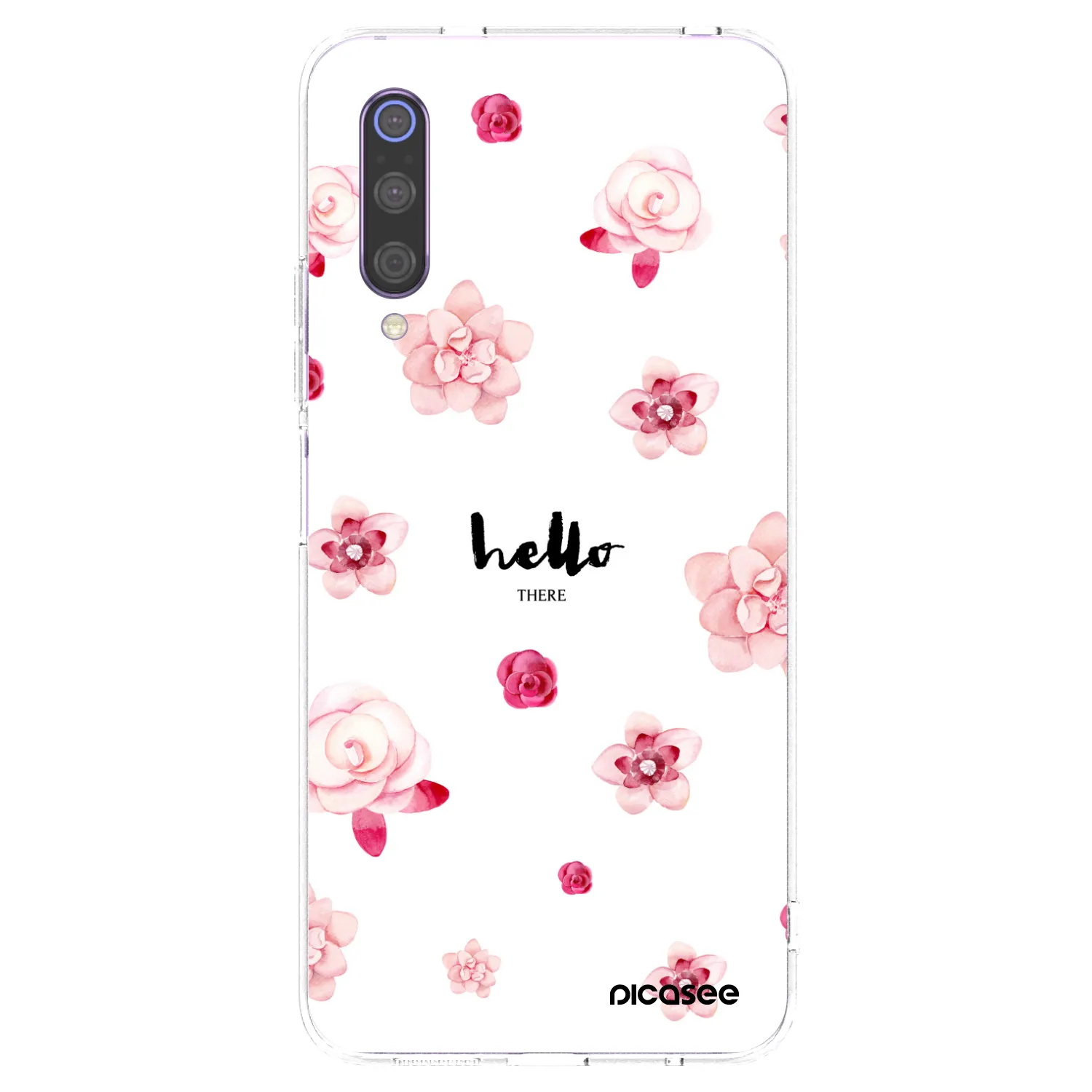 Picasee διαφανής θήκη σιλικόνης Xiaomi Mi 9 - Hello there