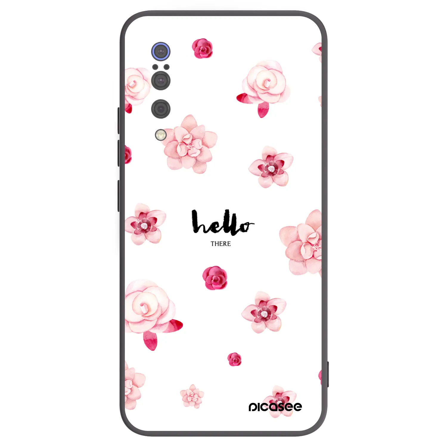 Picasee Μαύρη θήκη σιλικόνης για Xiaomi Mi 9 - Hello there