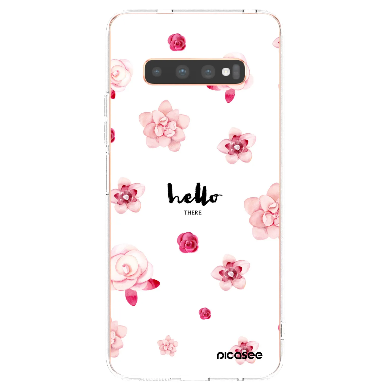 Picasee διαφανής θήκη σιλικόνης Samsung Galaxy S10 Plus G975 - Hello there
