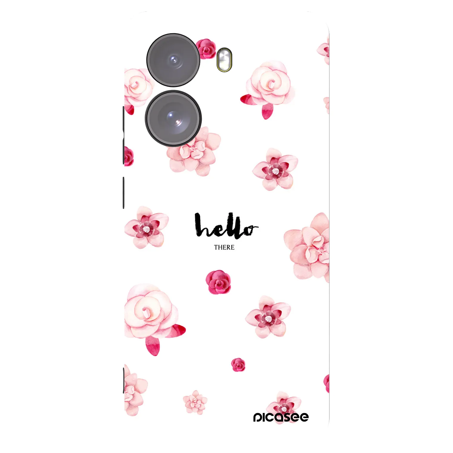 Picasee Μαύρη θήκη σιλικόνης για Xiaomi Poco X7 - Hello there