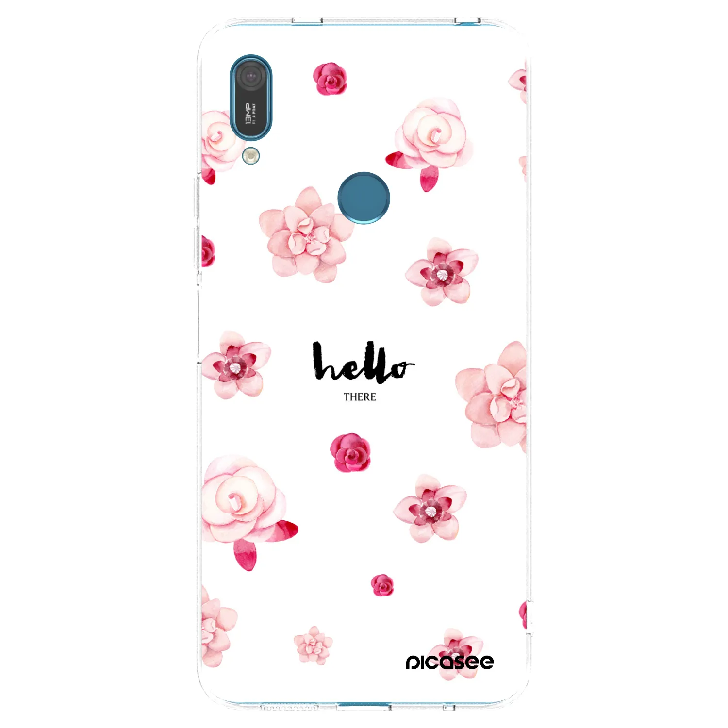 Picasee διαφανής θήκη σιλικόνης Huawei Y7 2019 - Hello there