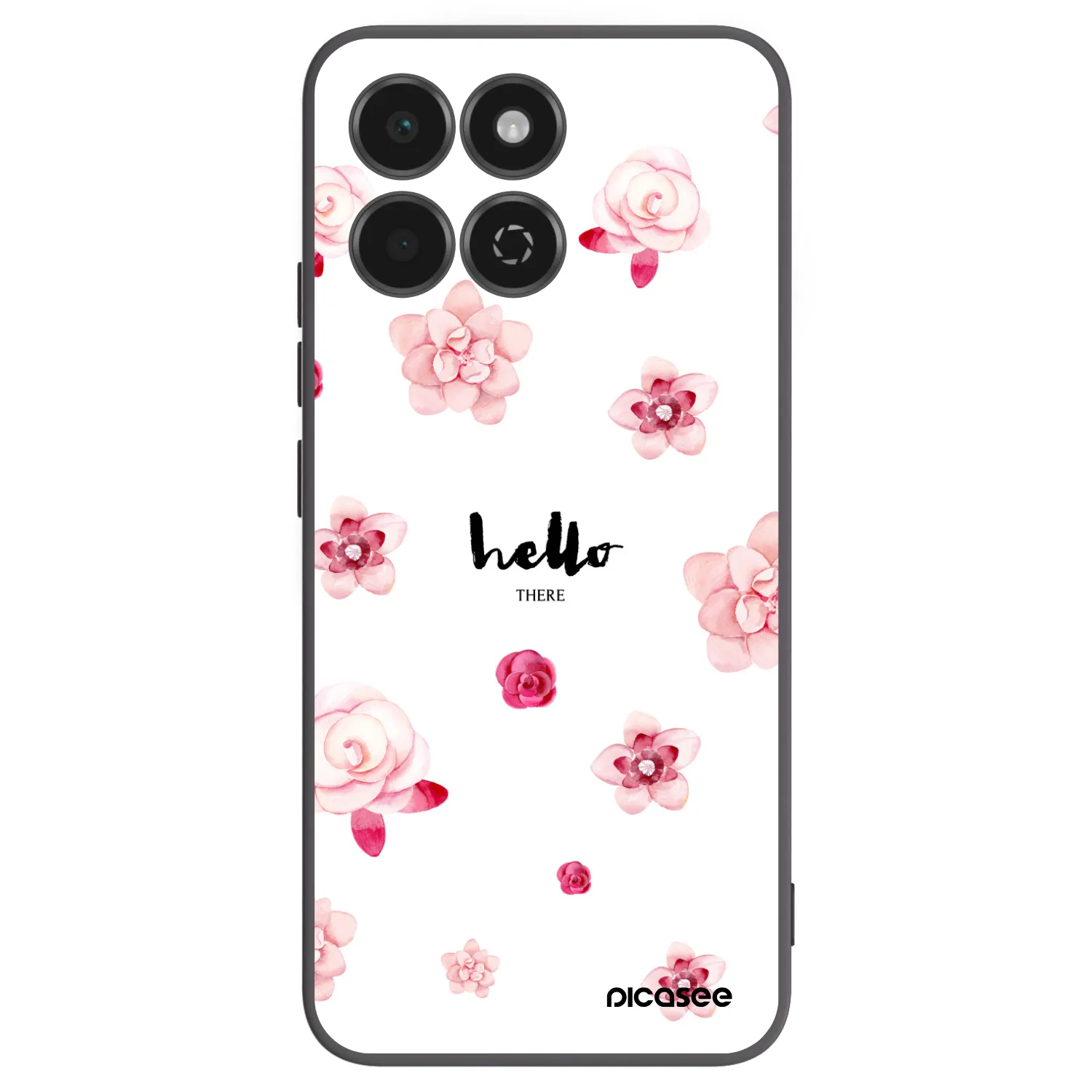 Picasee Μαύρη θήκη σιλικόνης για Honor 200 Smart 5G - Hello there