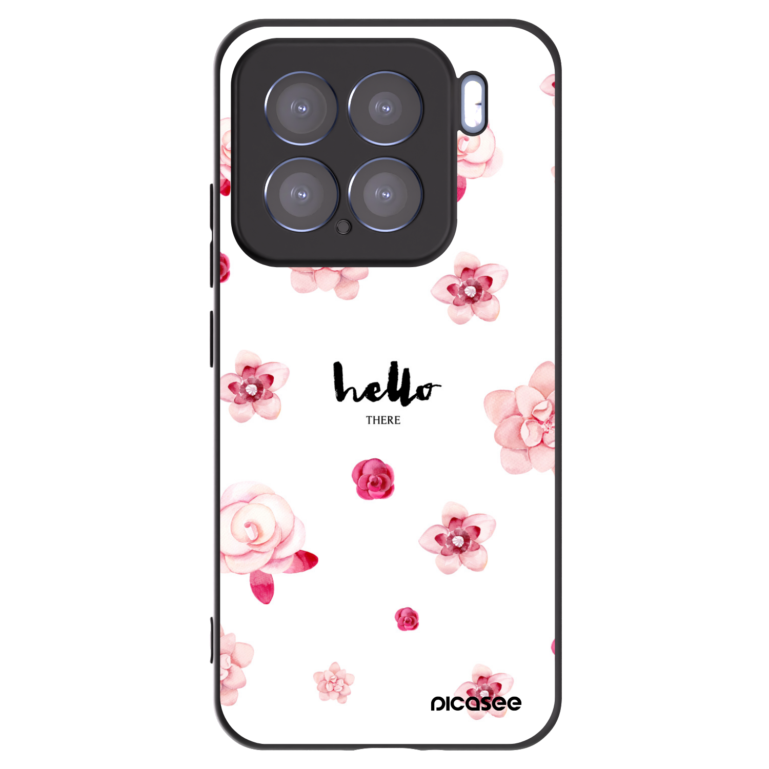 Picasee Μαύρη θήκη σιλικόνης για Xiaomi 15 - Hello there