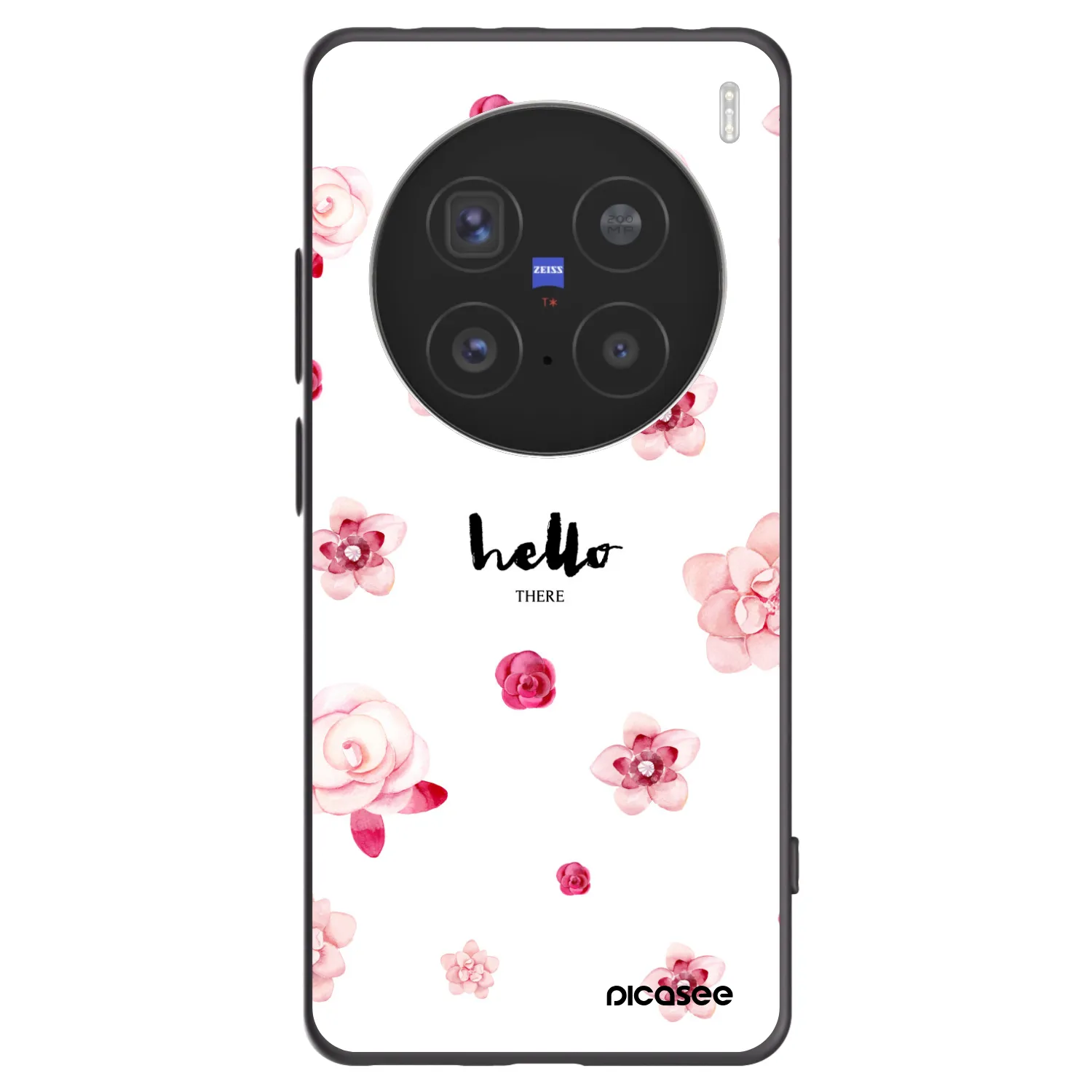 Picasee Μαύρη θήκη σιλικόνης για Vivo X200 Pro - Hello there