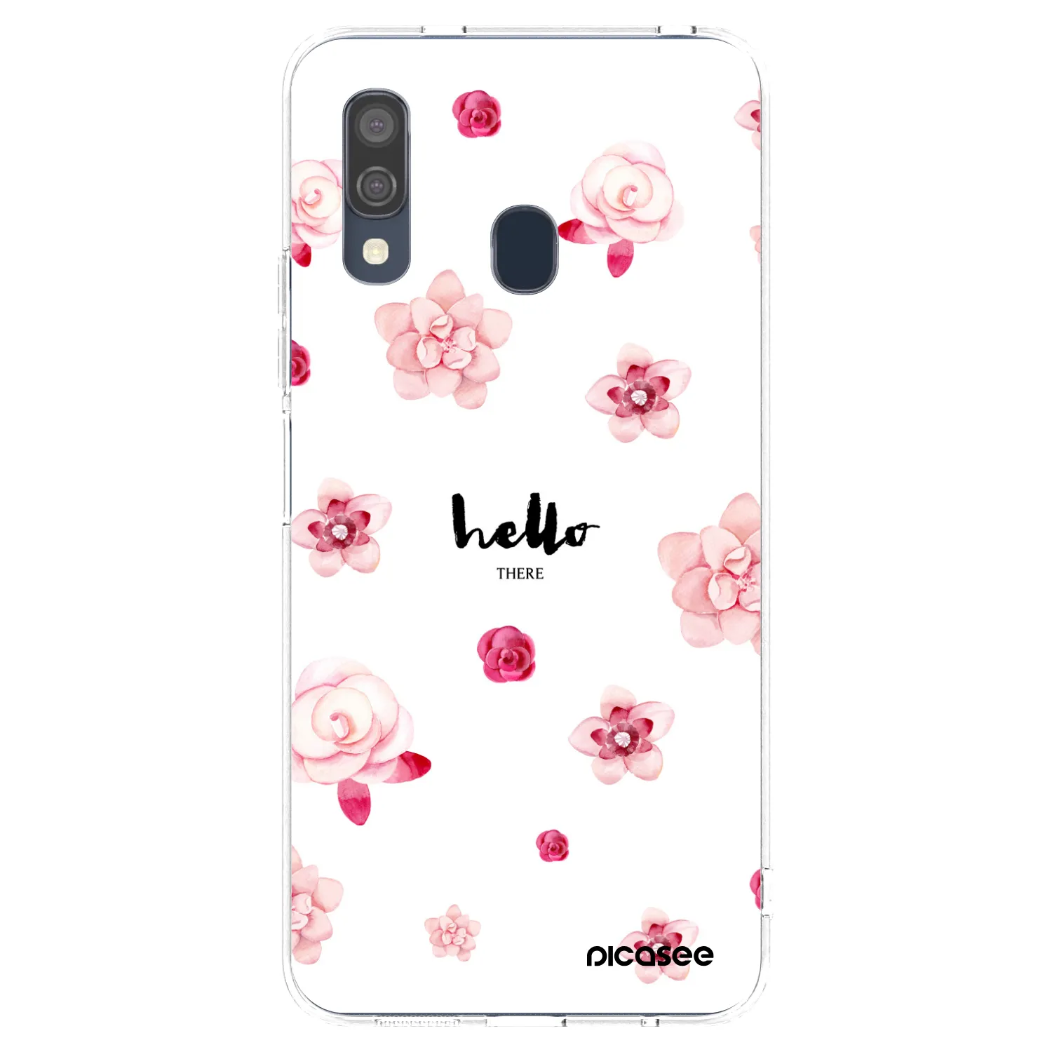 Picasee διαφανής θήκη σιλικόνης Samsung Galaxy A40 A405F - Hello there