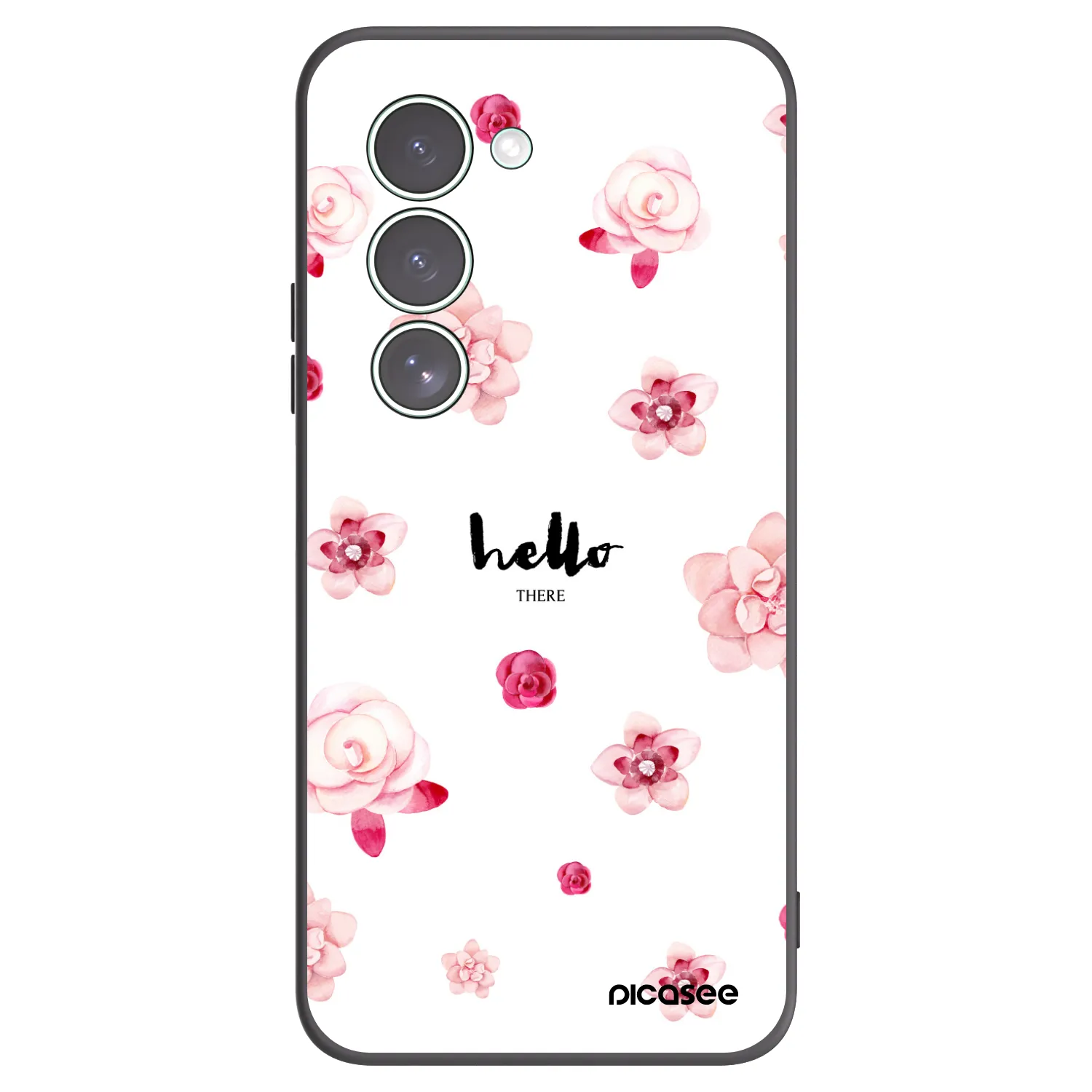 Picasee Μαύρη θήκη σιλικόνης για Xiaomi Redmi 15 5G - Hello there