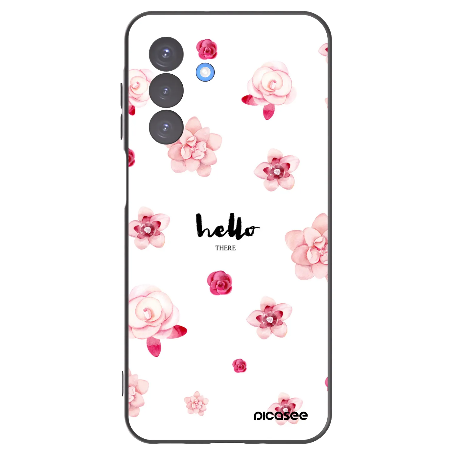 Picasee Μαύρη θήκη σιλικόνης για Samsung Galaxy A17 5G - Hello there