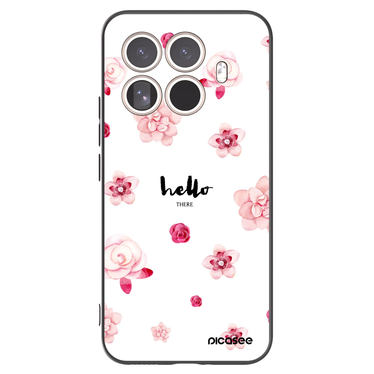 Picasee Μαύρη θήκη σιλικόνης για Xiaomi 15T Pro - Hello there