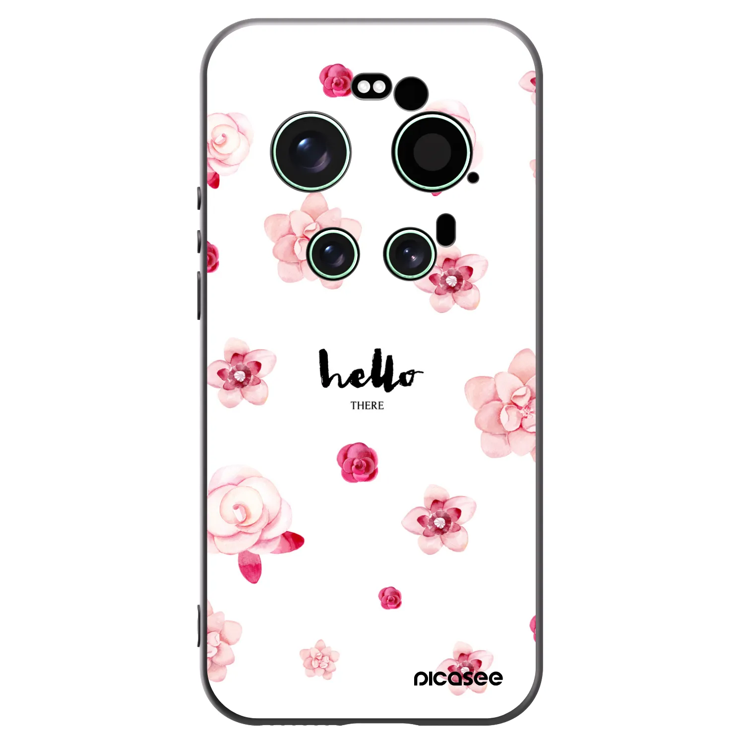 Picasee Μαύρη θήκη σιλικόνης για Xiaomi 17 Ultra - Hello there