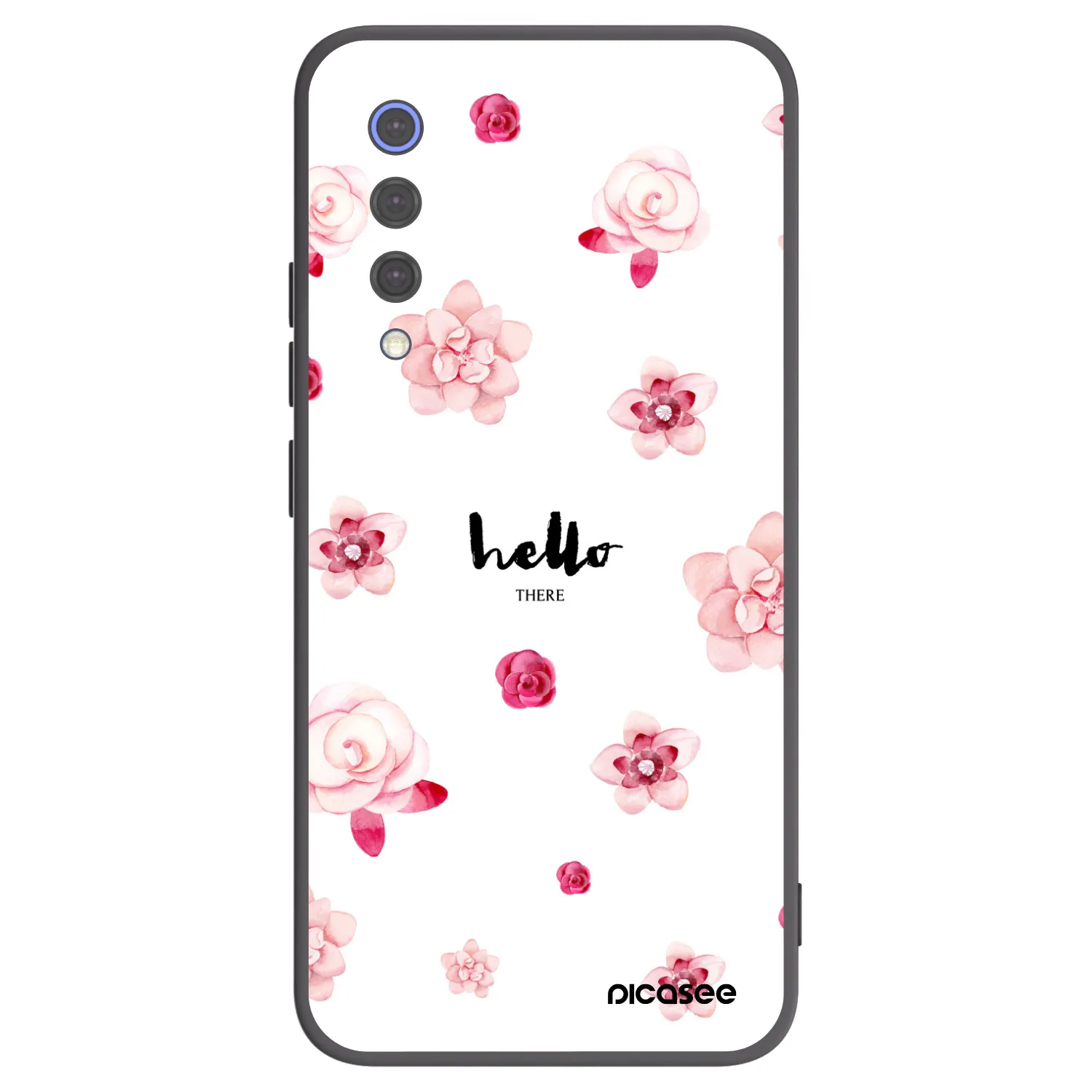 Picasee Μαύρη θήκη σιλικόνης για Xiaomi Mi 9 SE - Hello there