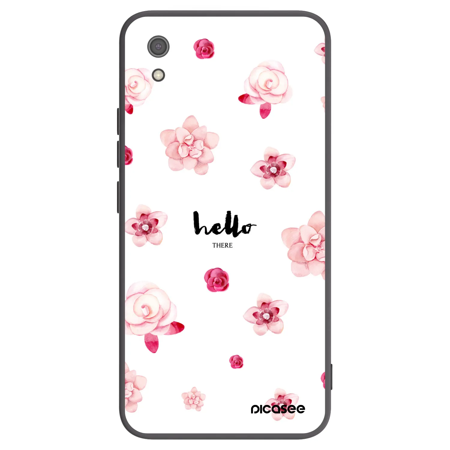 Picasee Μαύρη θήκη σιλικόνης για Xiaomi Redmi 7A - Hello there
