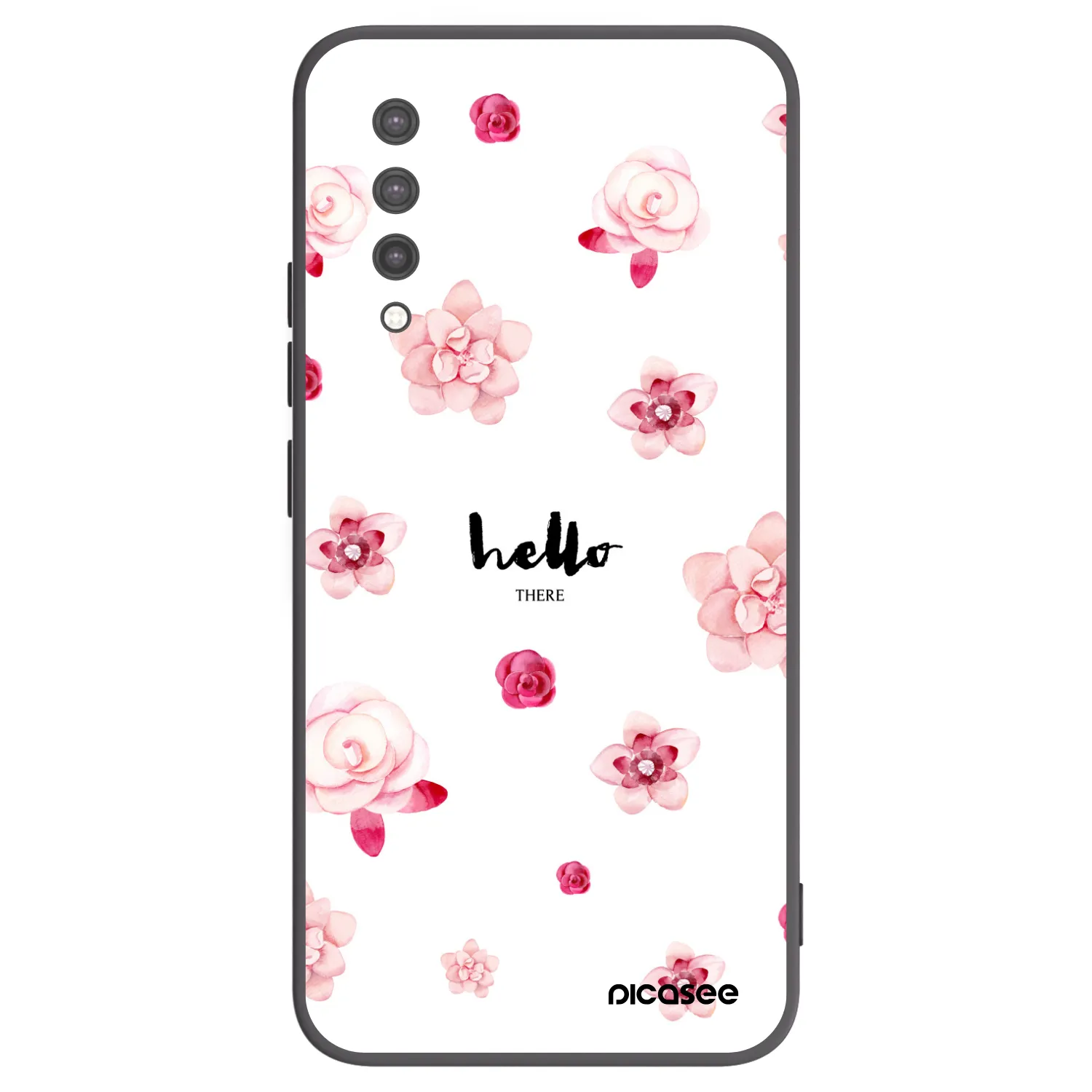 Picasee Μαύρη θήκη σιλικόνης για Xiaomi Mi 9 Lite - Hello there