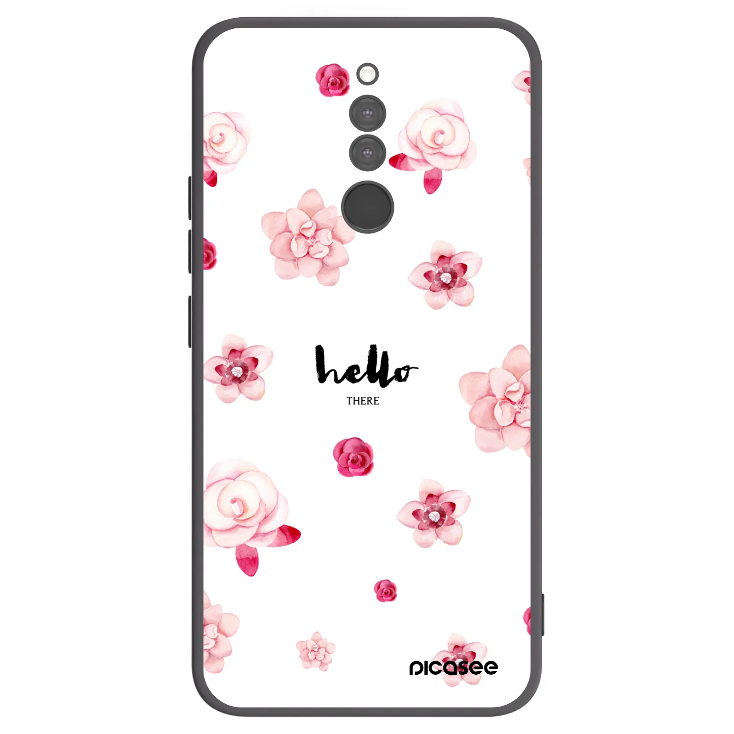 Picasee Μαύρη θήκη σιλικόνης για Xiaomi Redmi 8 - Hello there