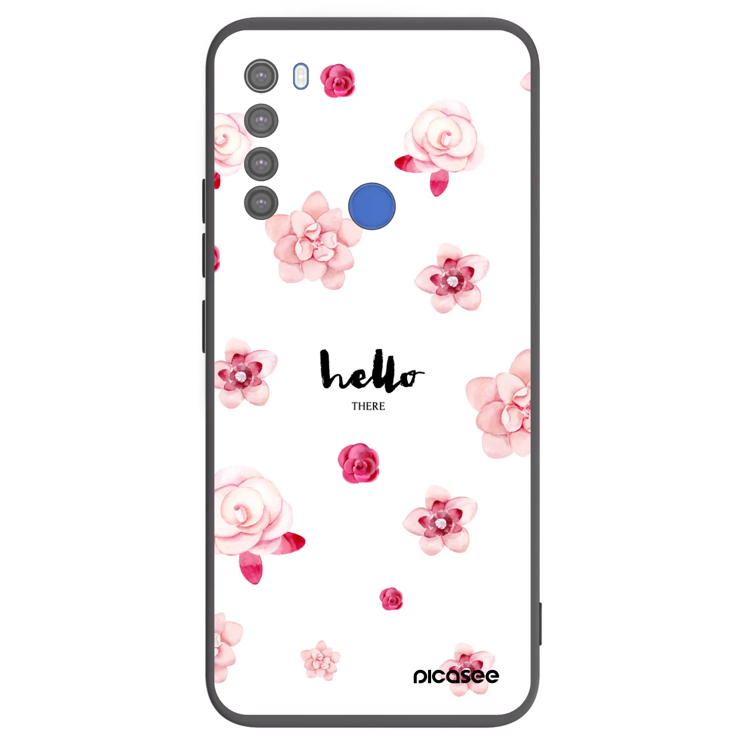 Picasee Μαύρη θήκη σιλικόνης για Xiaomi Redmi Note 8T - Hello there