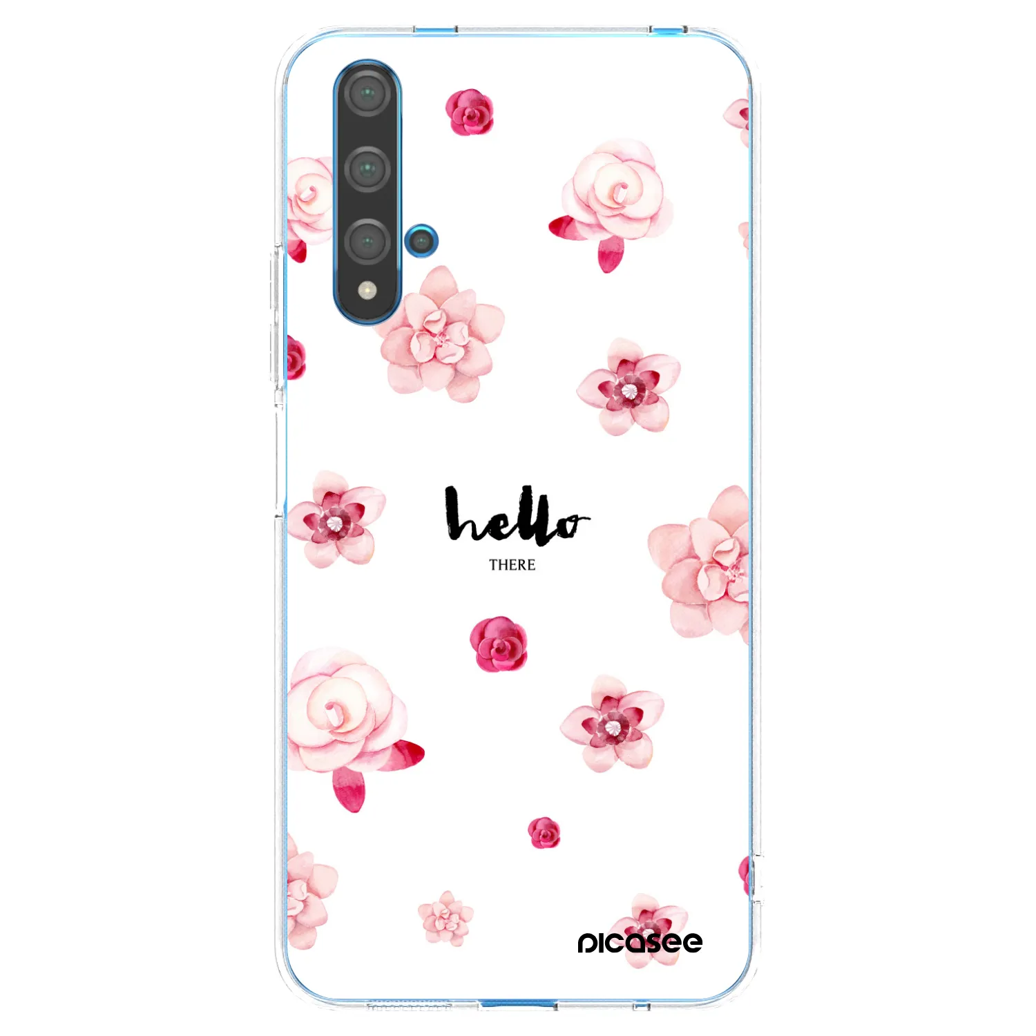 Picasee διαφανής θήκη σιλικόνης Huawei Nova 5T - Hello there