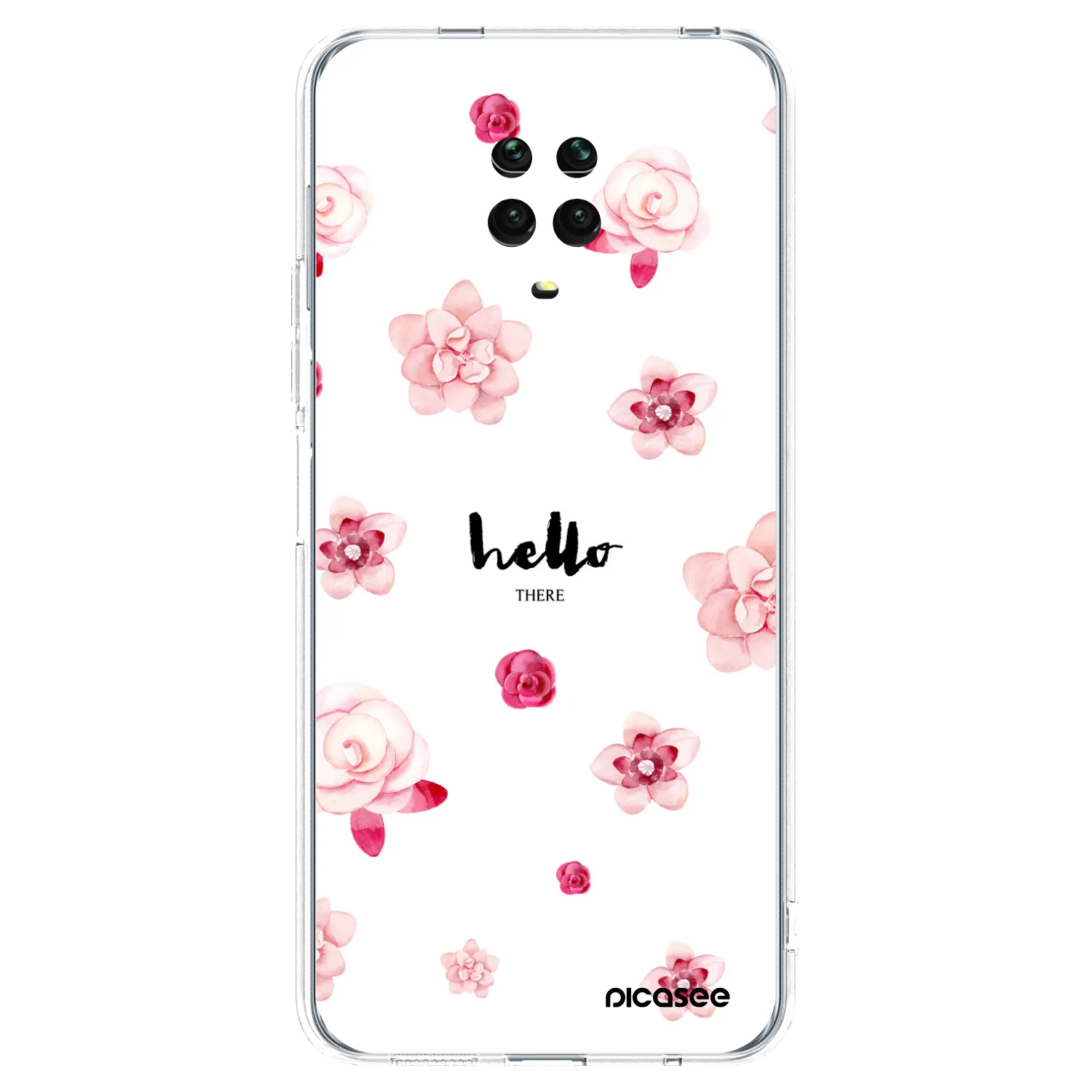 Picasee διαφανής θήκη σιλικόνης Xiaomi Redmi Note 9S - Hello there