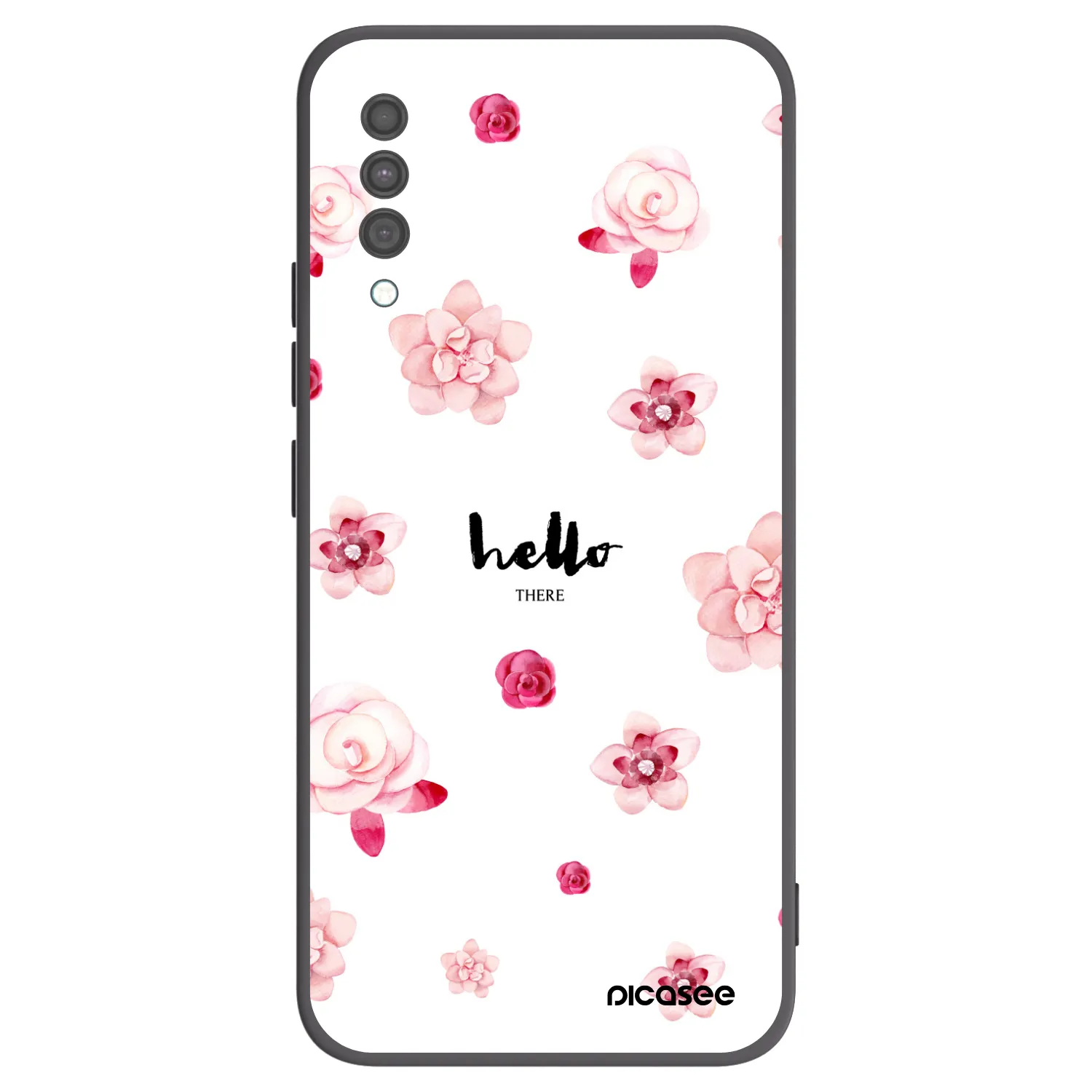 Picasee Μαύρη θήκη σιλικόνης για Samsung Galaxy A30s A307F - Hello there