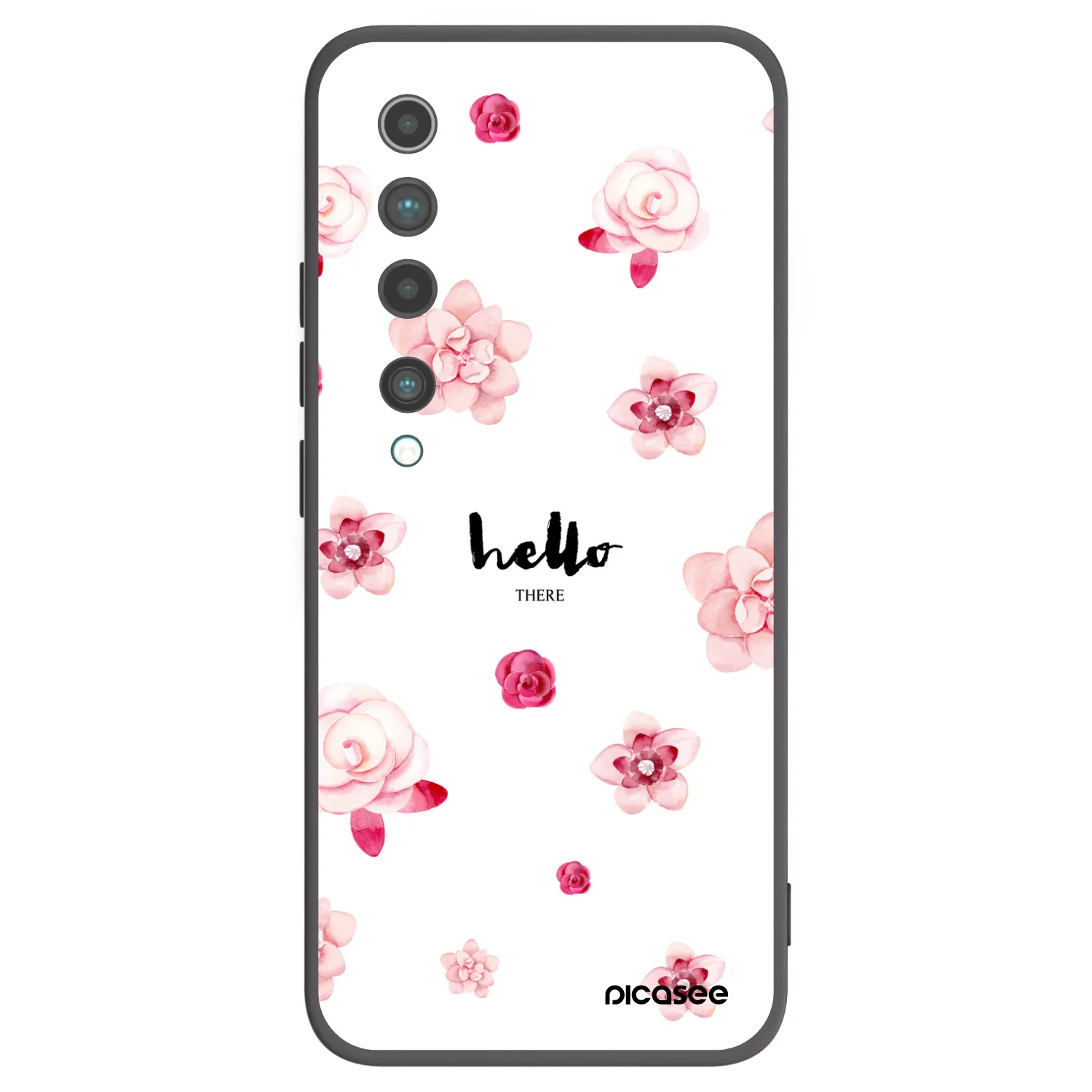 Picasee Μαύρη θήκη σιλικόνης για Xiaomi Mi 10 - Hello there