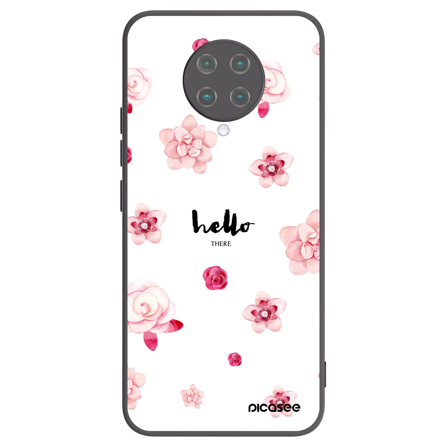 Picasee Μαύρη θήκη σιλικόνης για Xiaomi Poco F2 Pro - Hello there