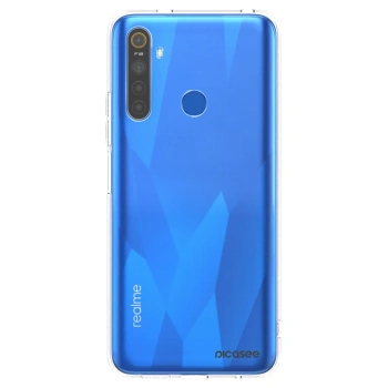 Picasee διαφανής θήκη σιλικόνης Realme 5 - Clear