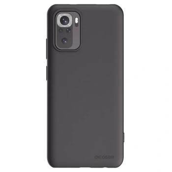 Picasee Μαύρη θήκη σιλικόνης για Xiaomi Redmi Note 10S - Clear