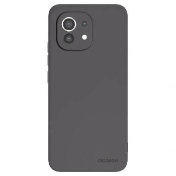 Picasee Μαύρη θήκη σιλικόνης για Xiaomi Mi 11 - Clear