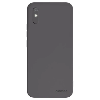 Picasee Μαύρη θήκη σιλικόνης για Xiaomi Redmi 9AT - Clear