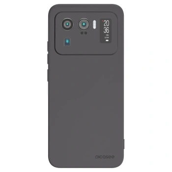 Picasee Μαύρη θήκη σιλικόνης για Xiaomi Mi 11 Ultra - Clear